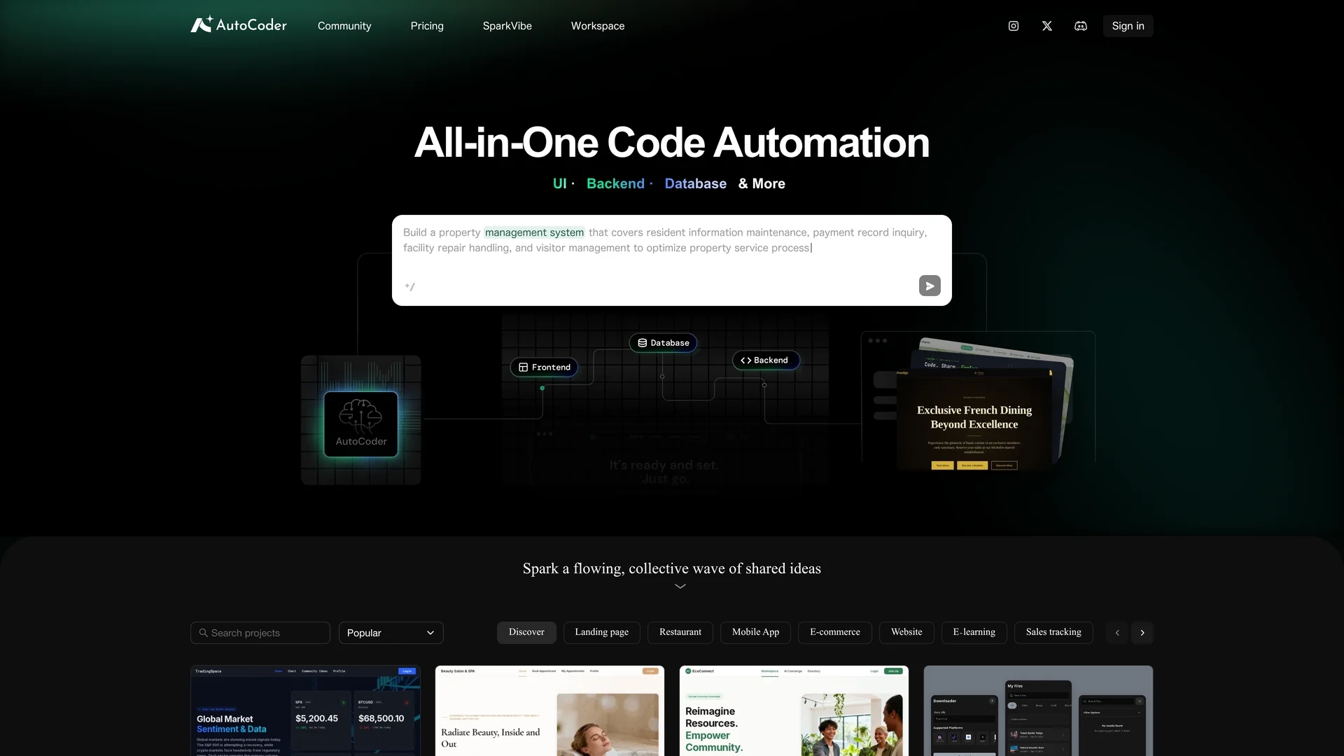 autocoder-cc homepage