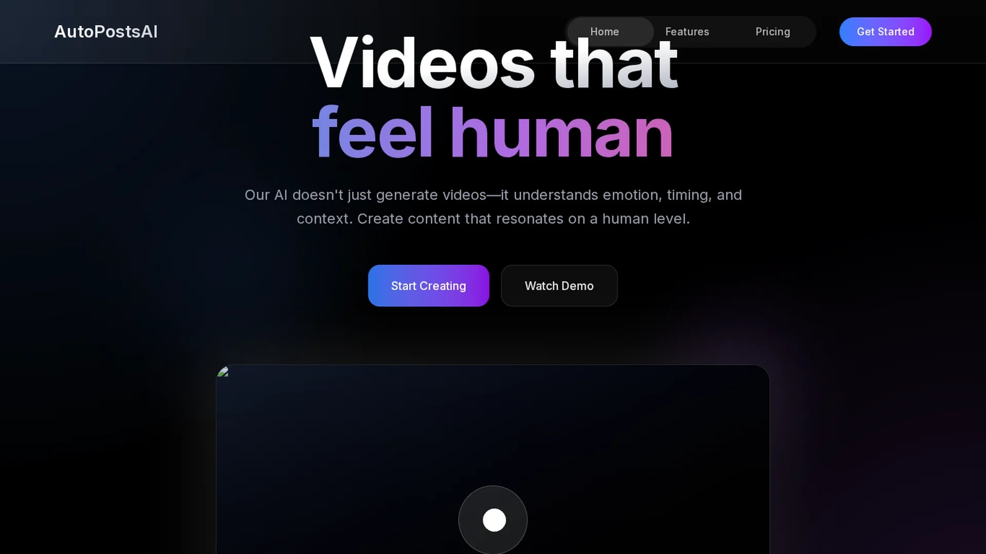 autoposts-ai homepage