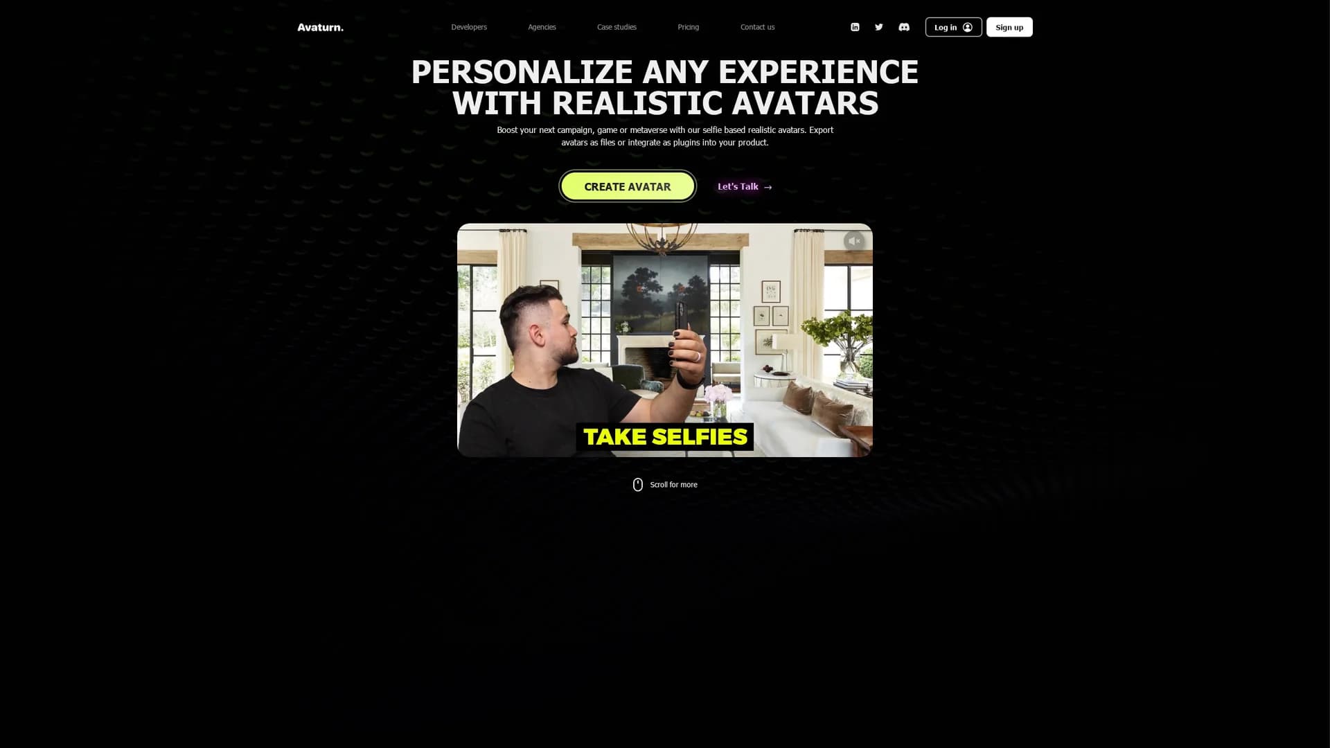 avaturn-me homepage