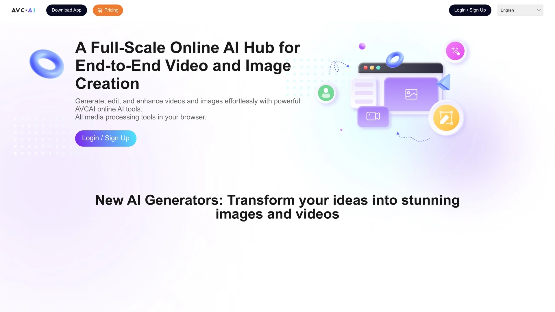 avclabs-photo-enhancer-ai-online homepage