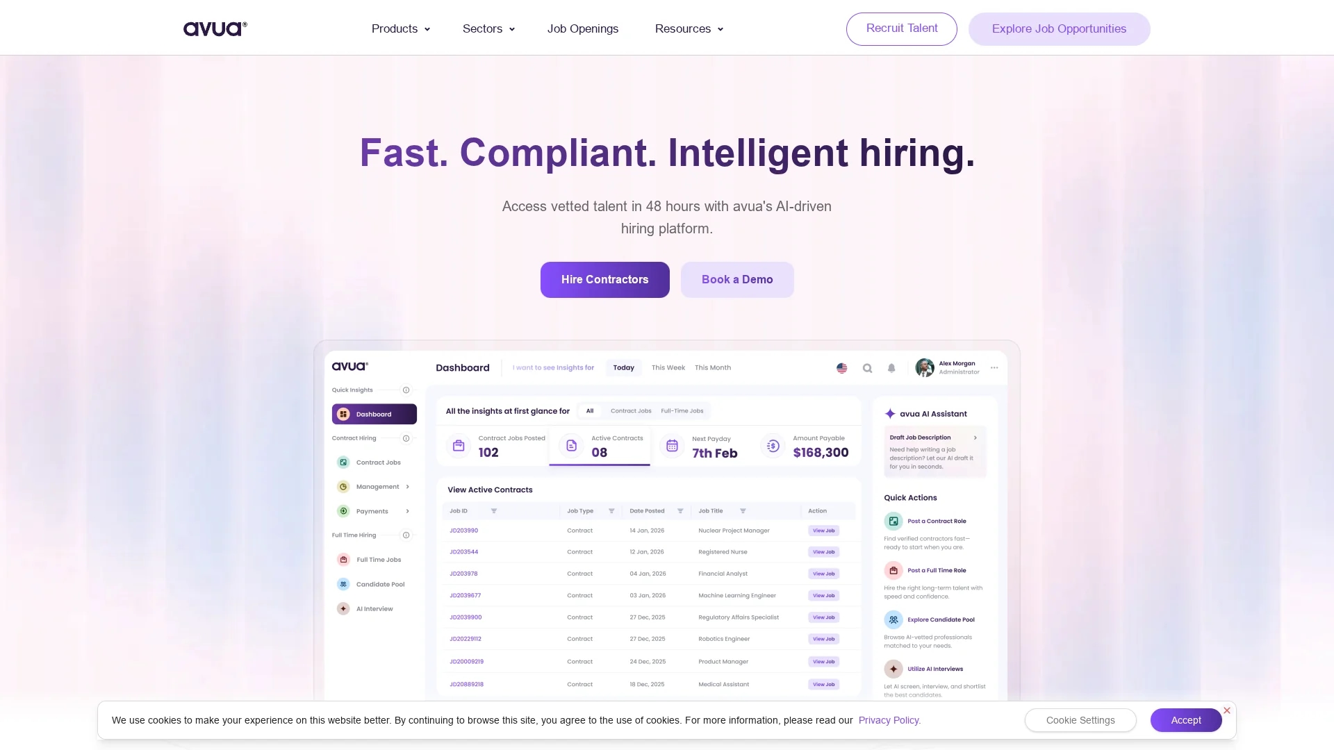 avua homepage