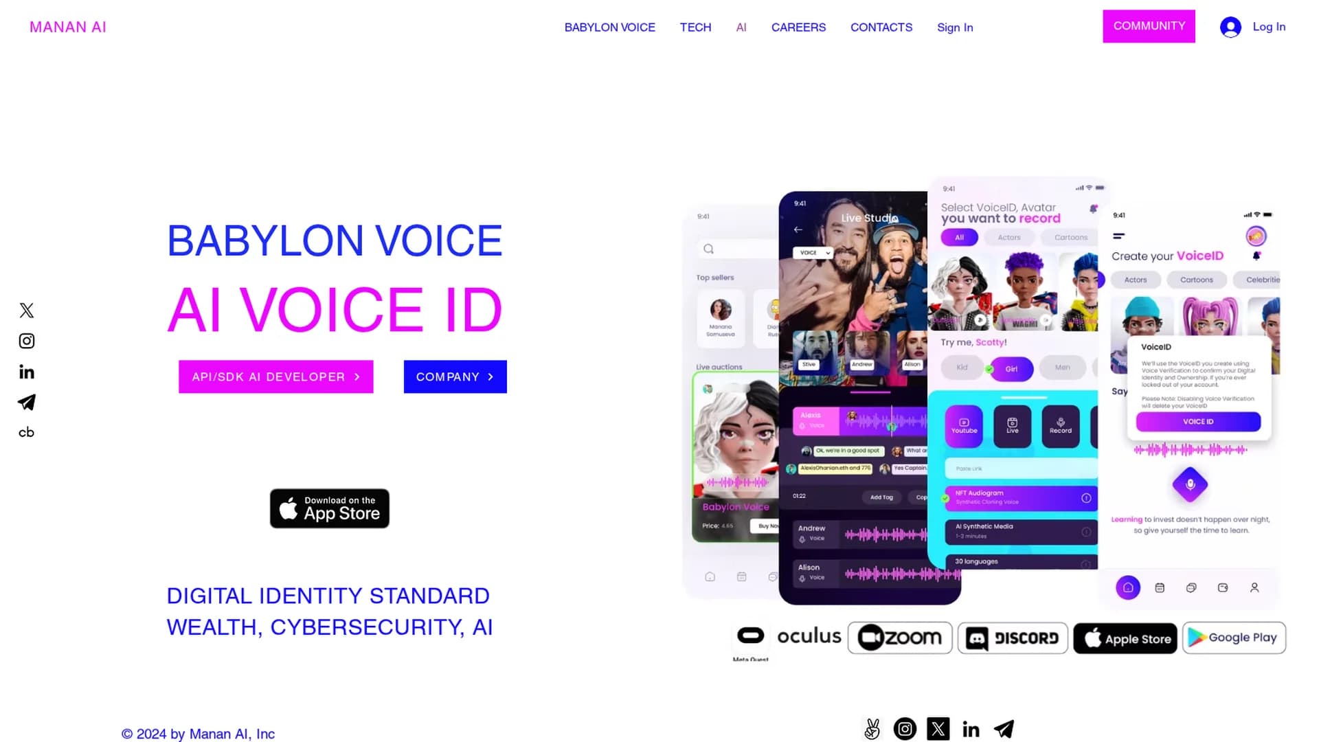 babylon-voice-ai-voice-gpt-and-voiceid homepage