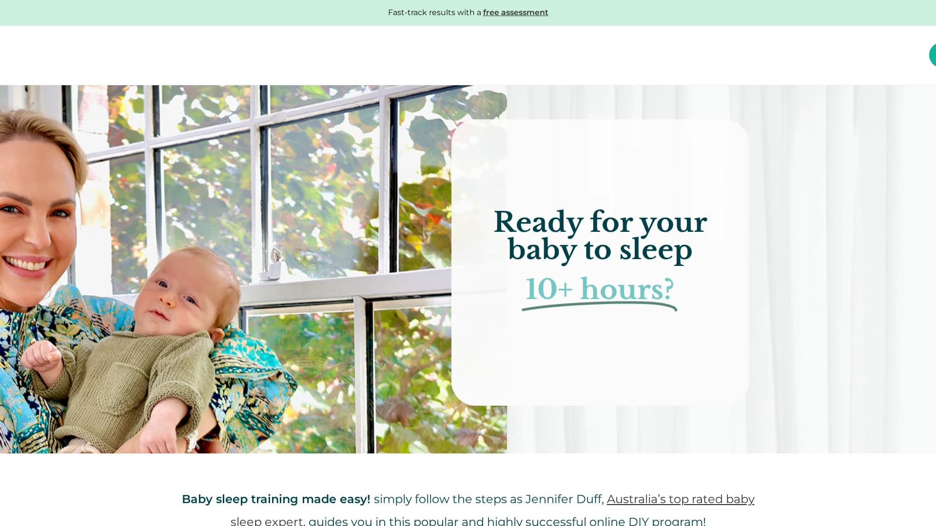 babysleepbot homepage