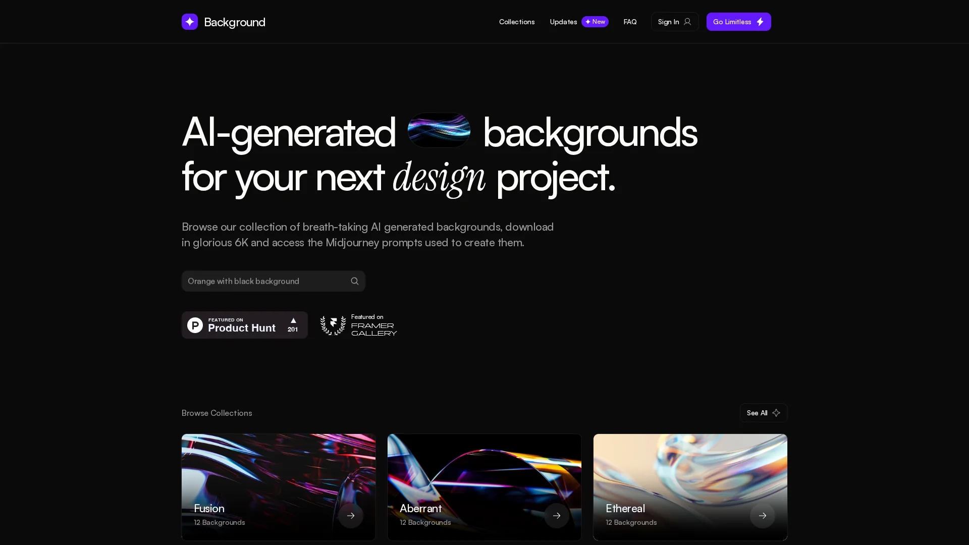 background homepage