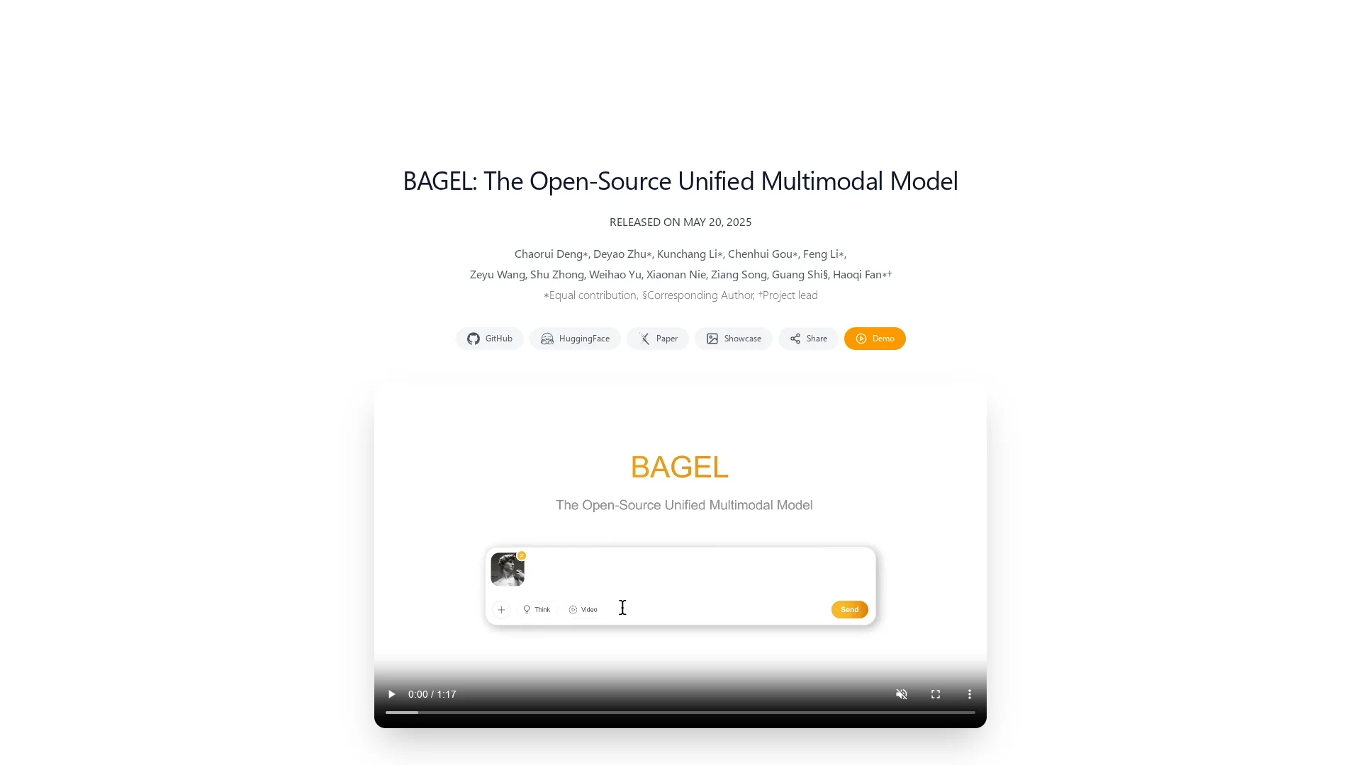 bagel-image-generator homepage