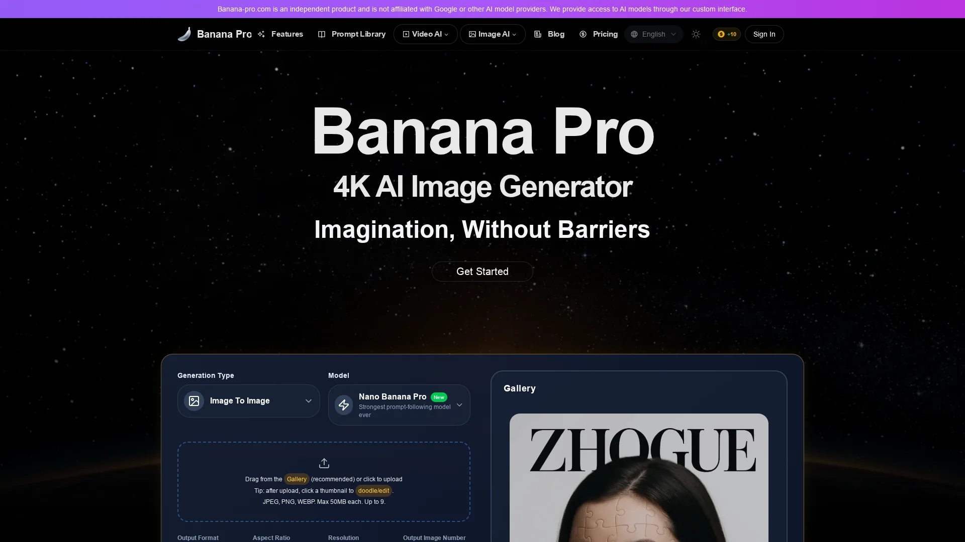 banana-pro-com homepage