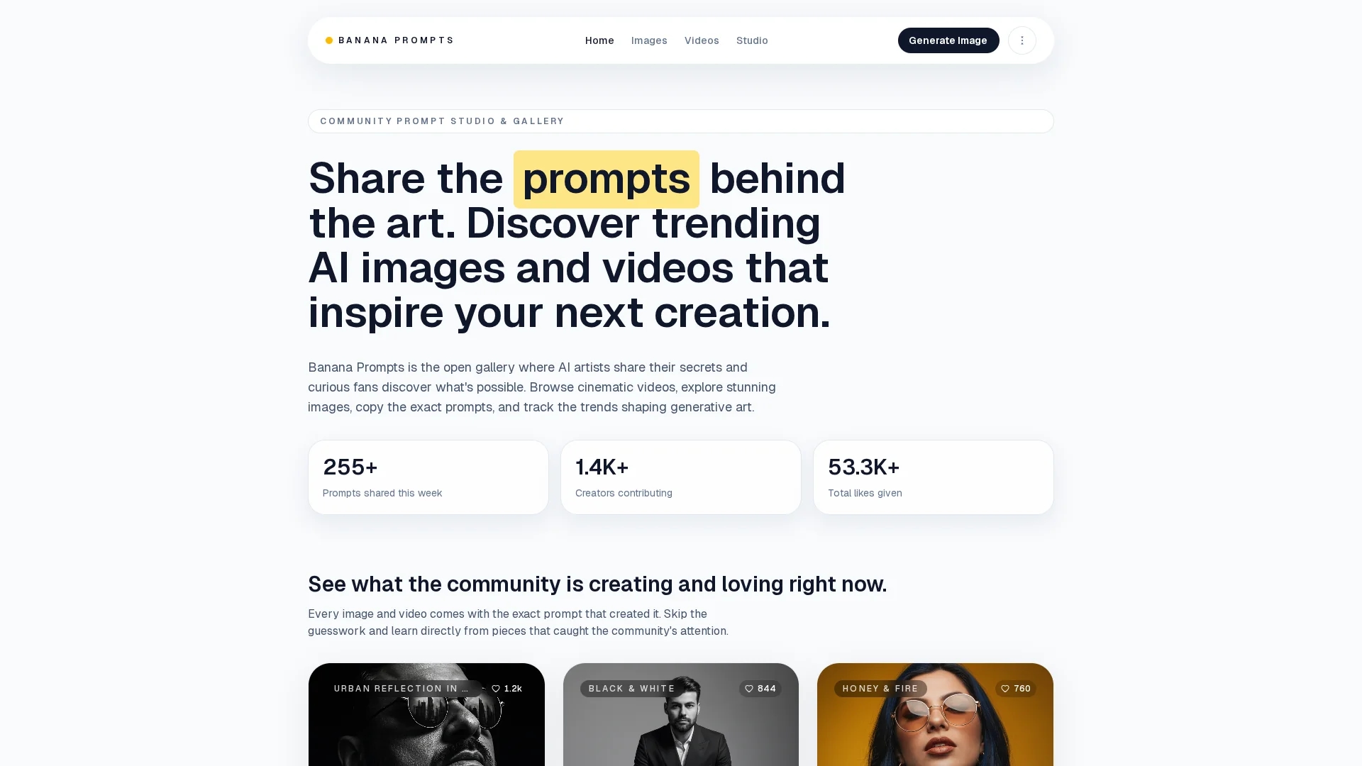 bananaprompts-xyz homepage