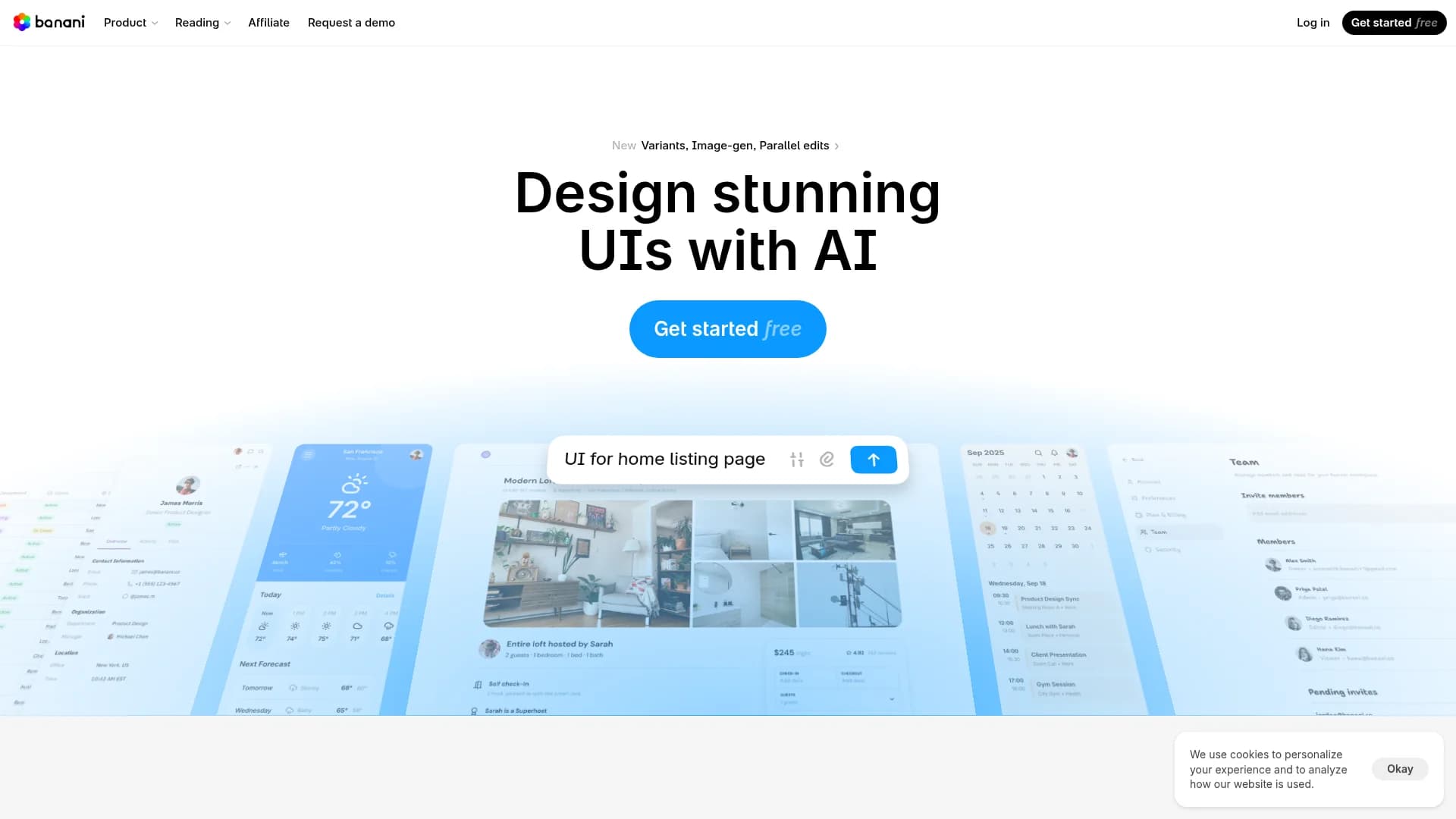 banani homepage