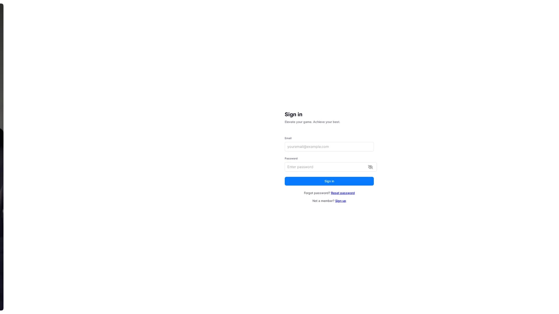 be-your-best homepage
