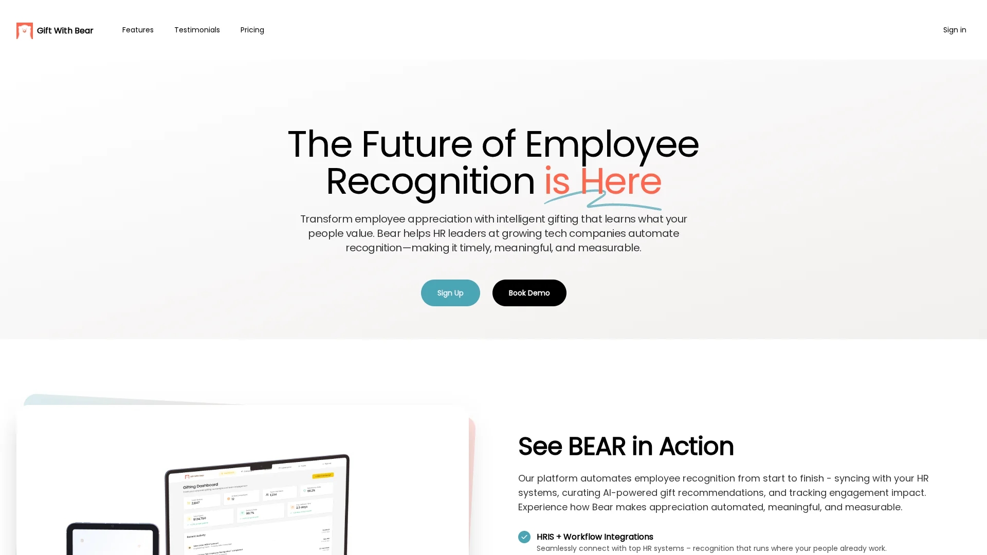 bear homepage
