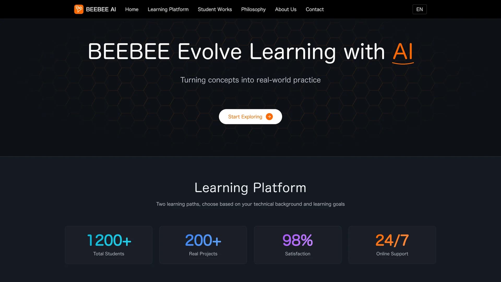 beebee-ai homepage