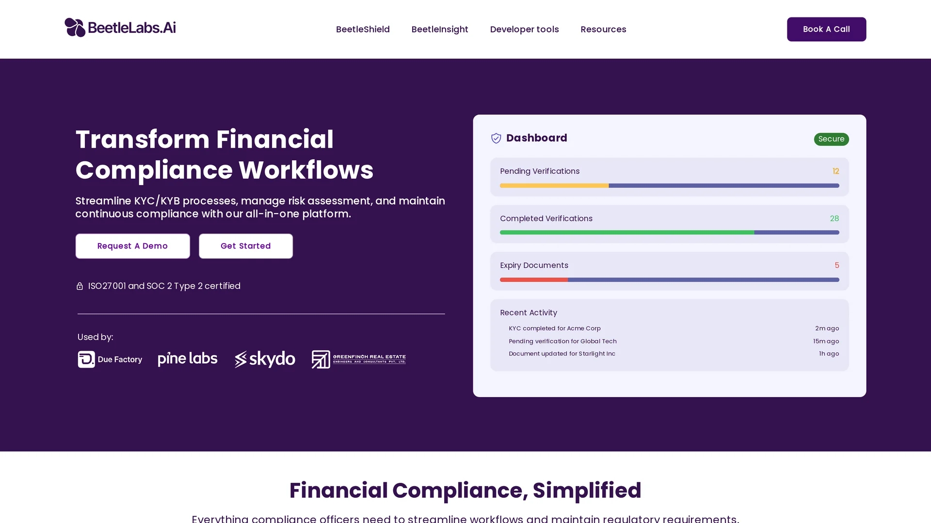 beetlelabs-ai homepage