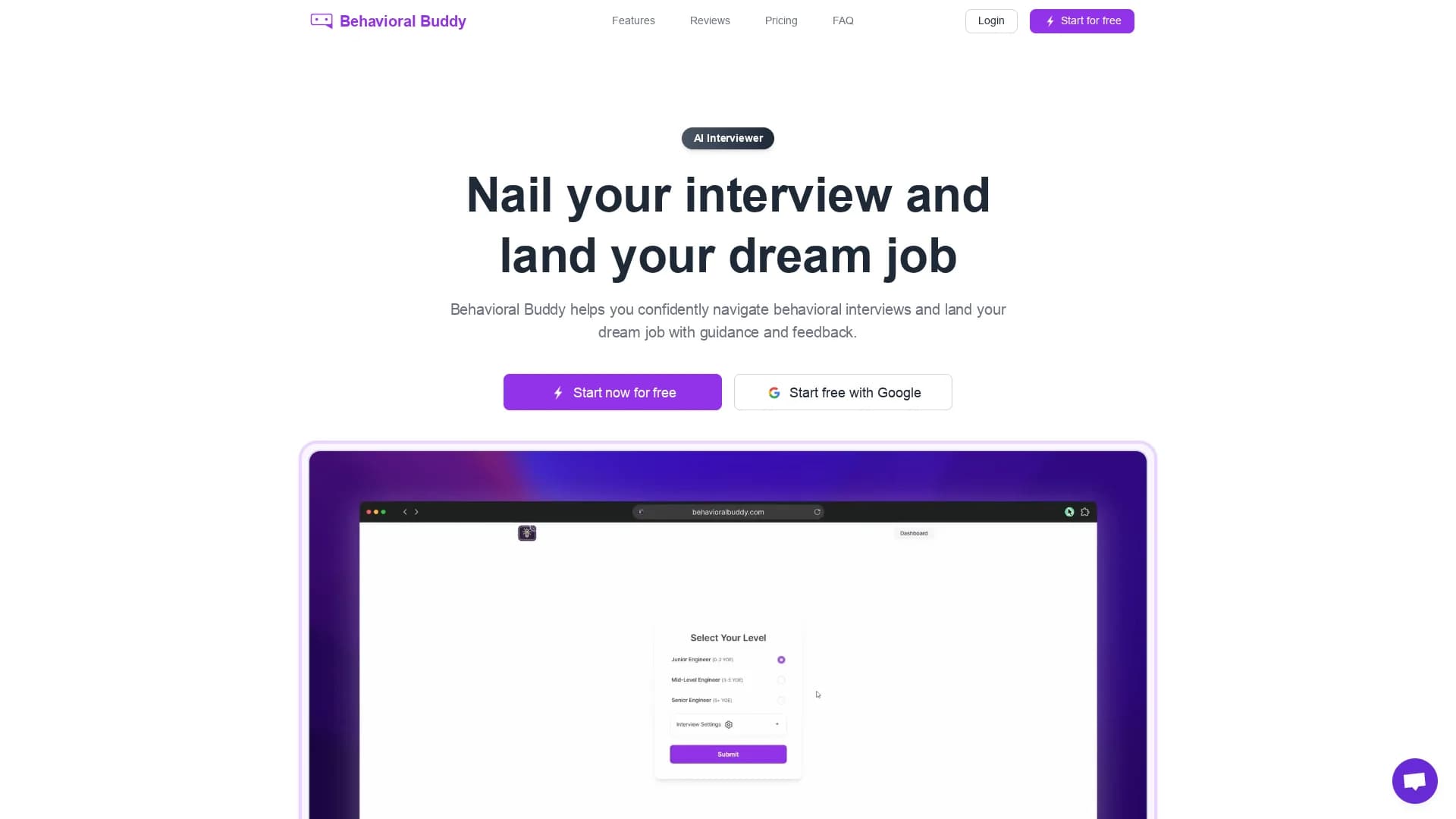 behavioral-buddy homepage
