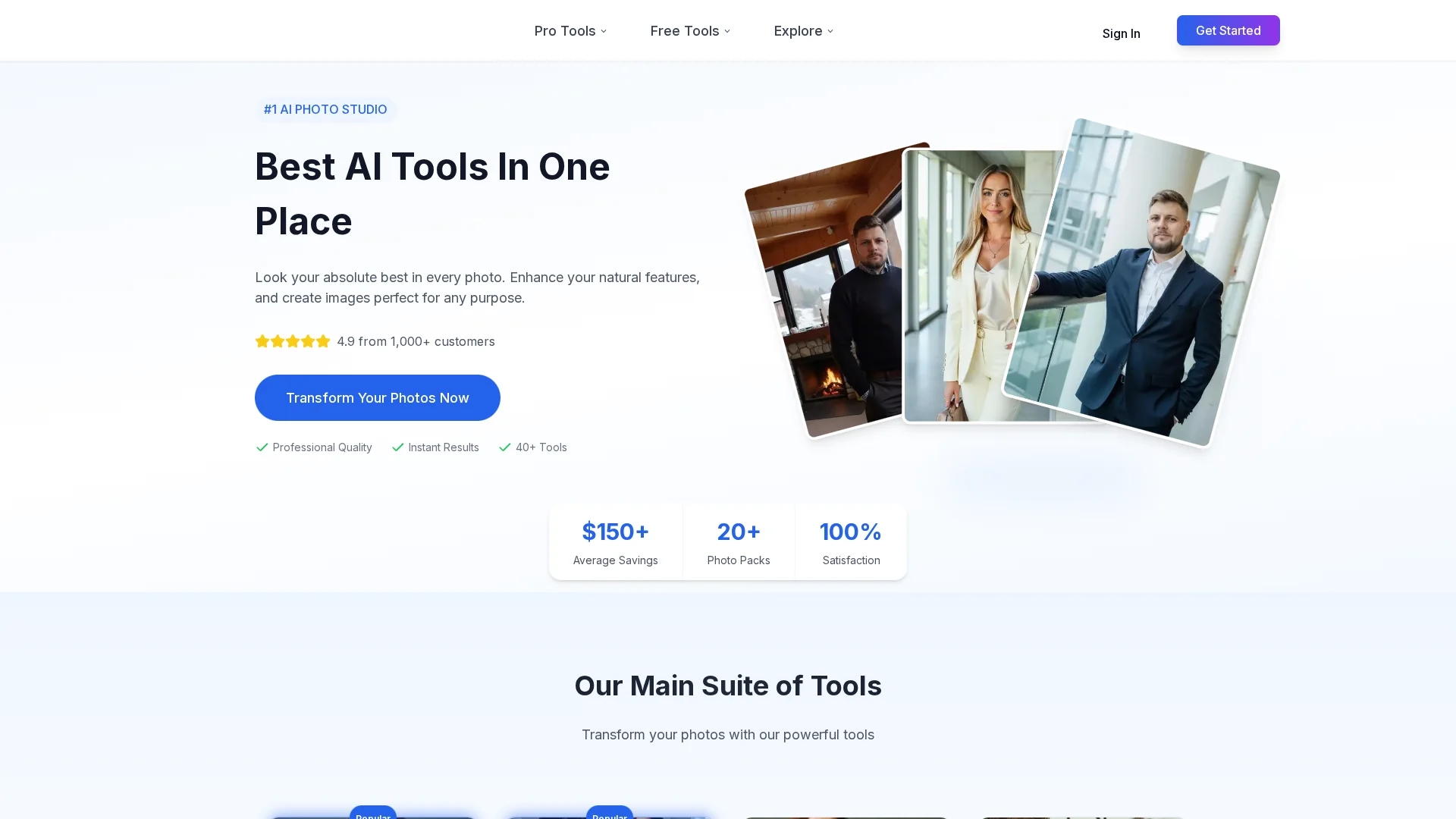 bestphotoai homepage