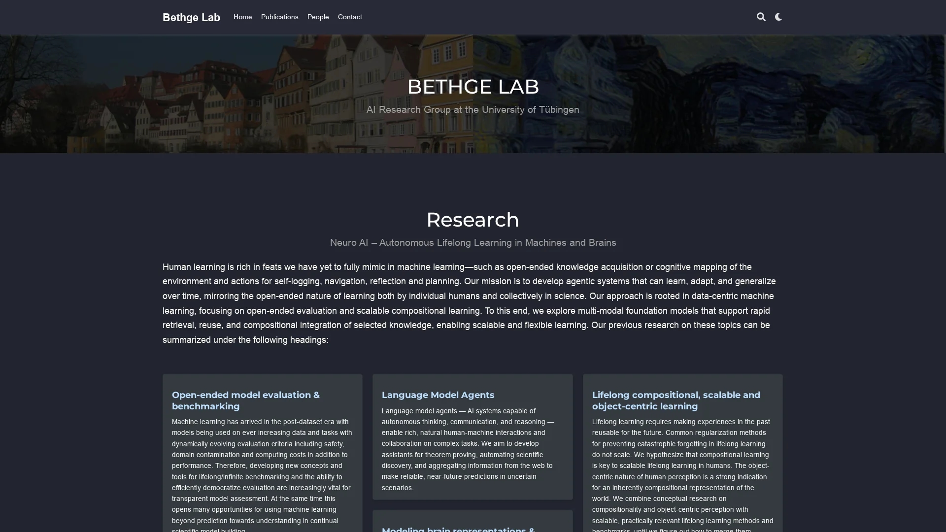 bethgelab-org homepage