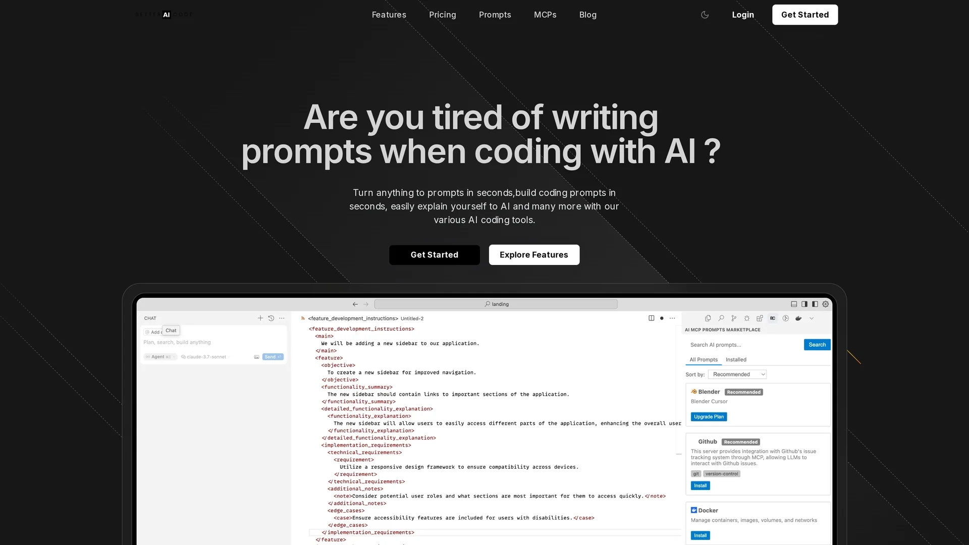 better-ai-code homepage
