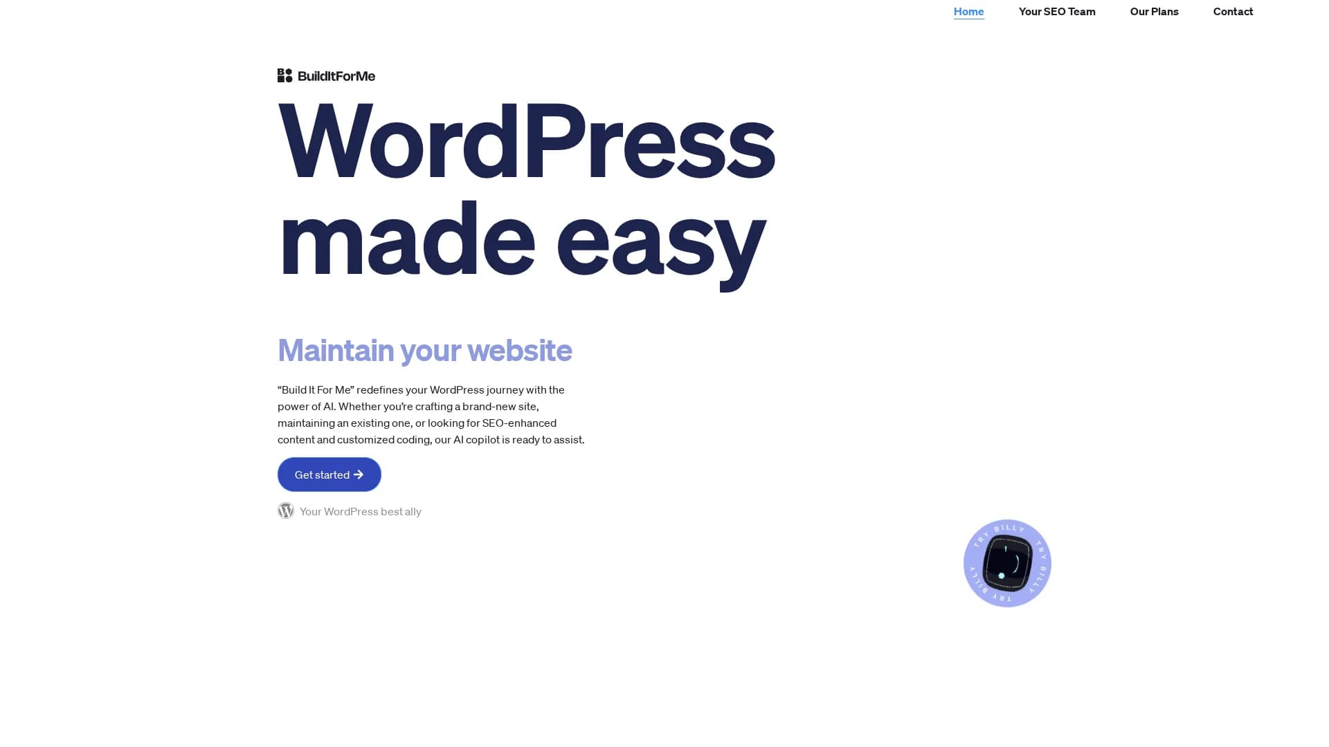 billy homepage