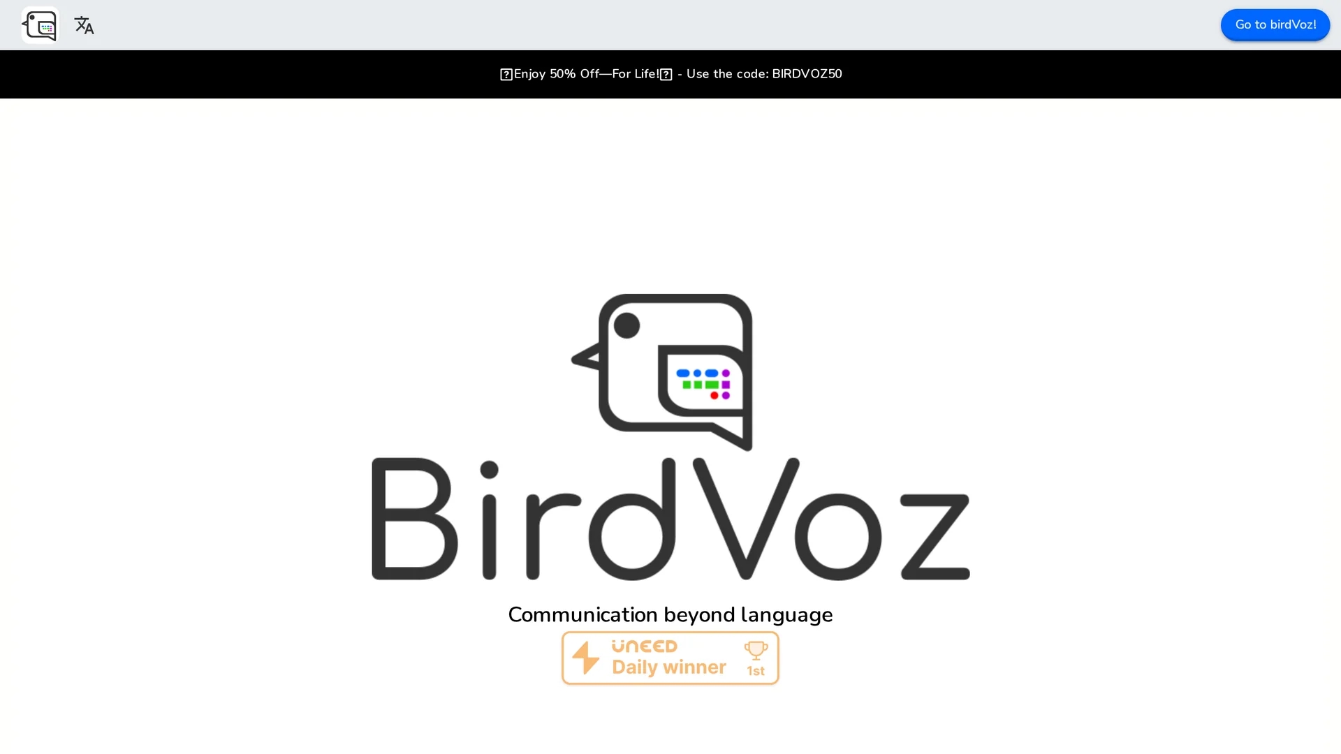 birdvoz homepage