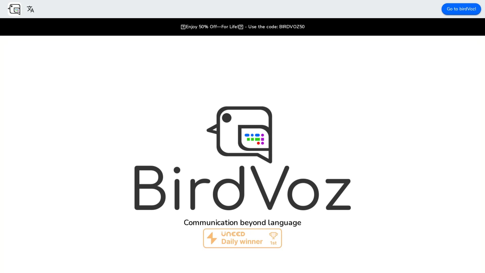 birdvoz homepage
