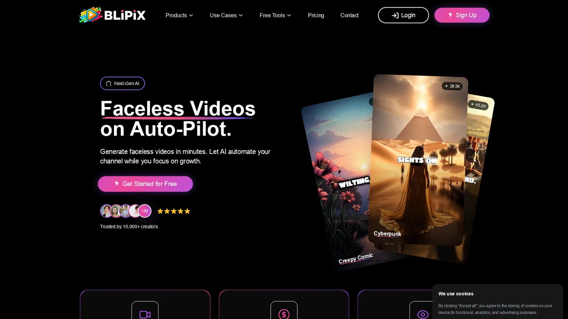 blipix homepage