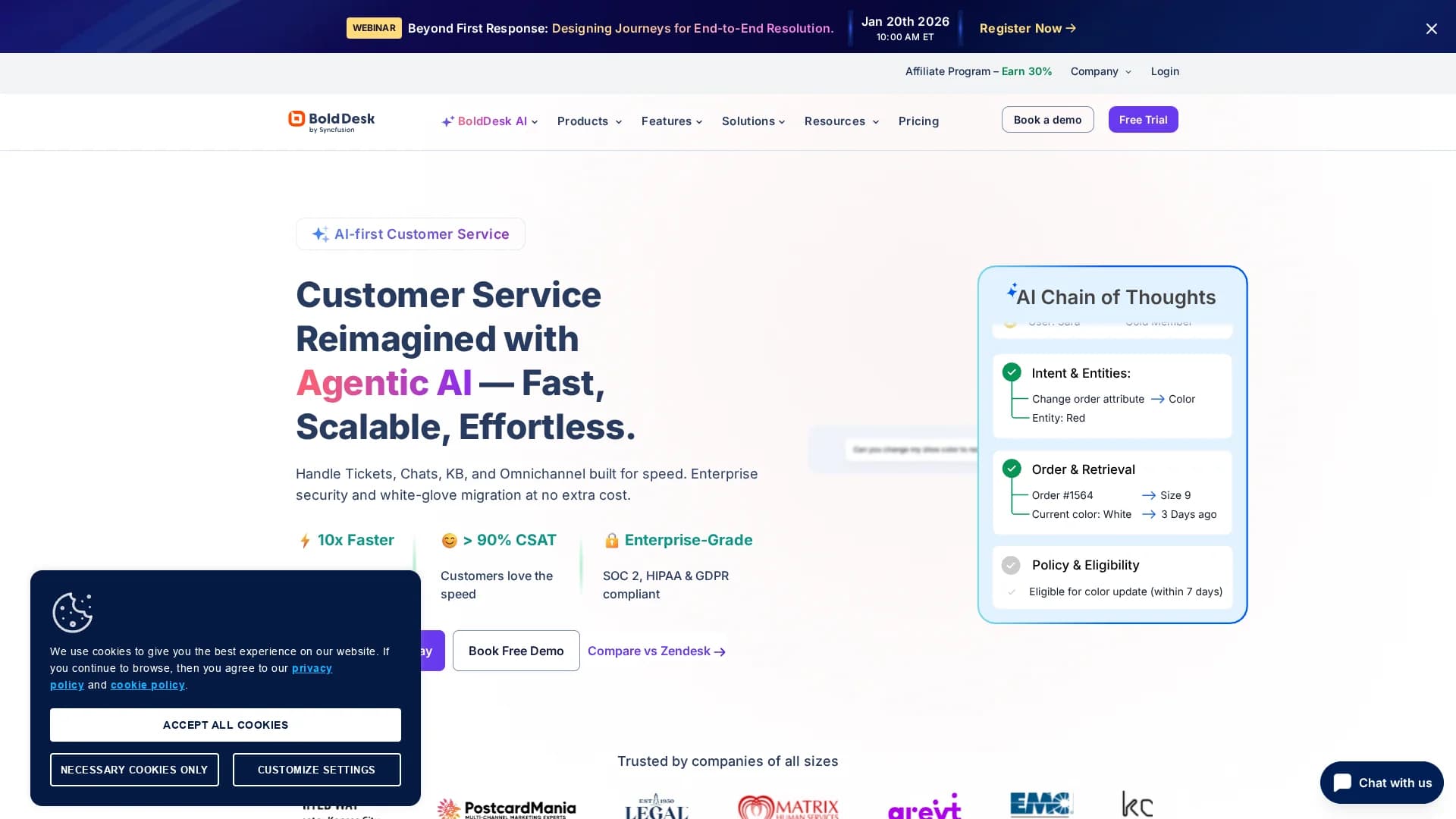 bolddesk homepage