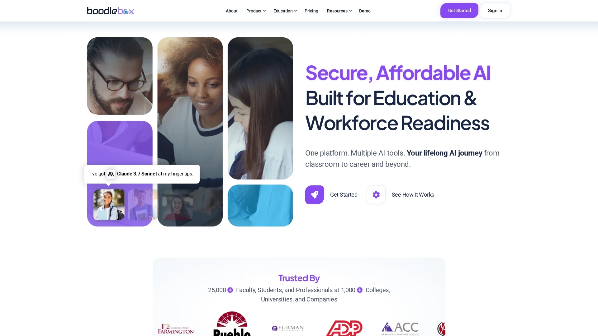 boodlebox-ai homepage