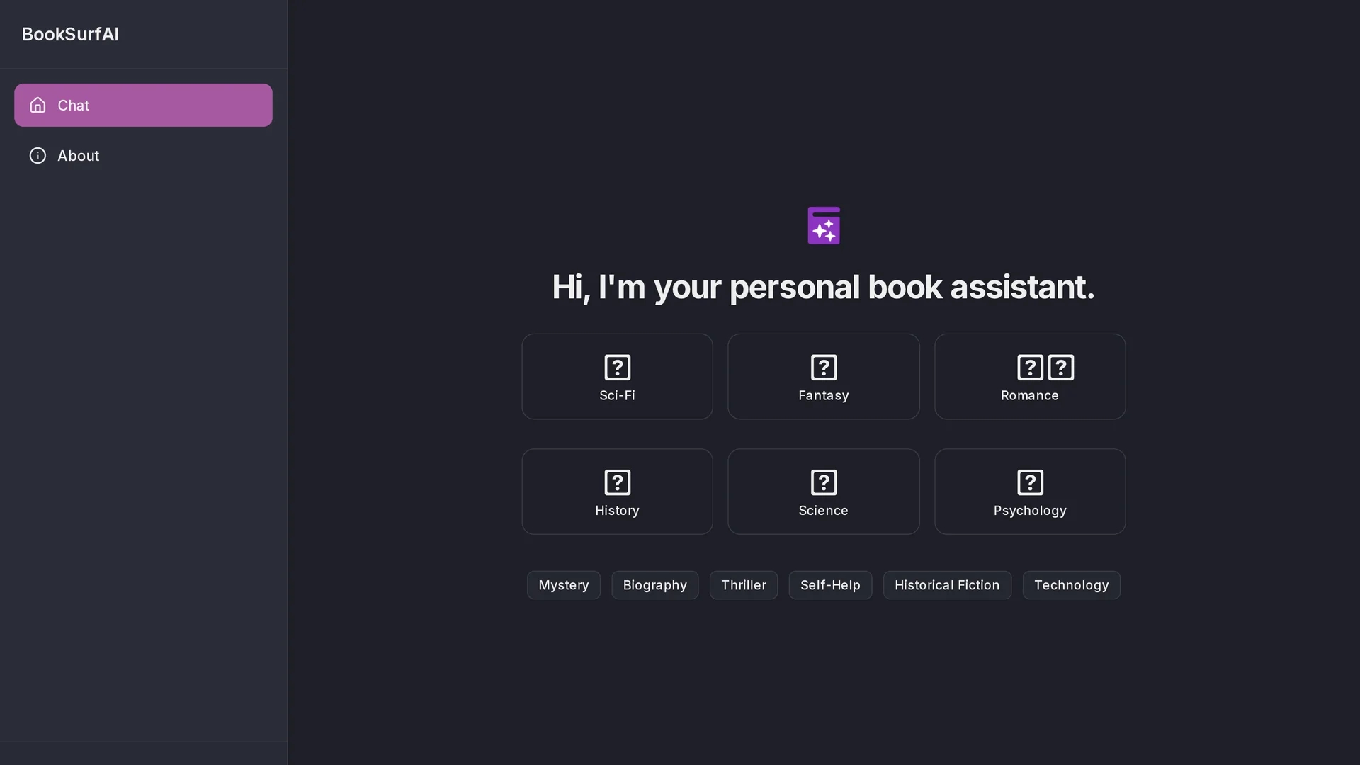 booksurfai homepage