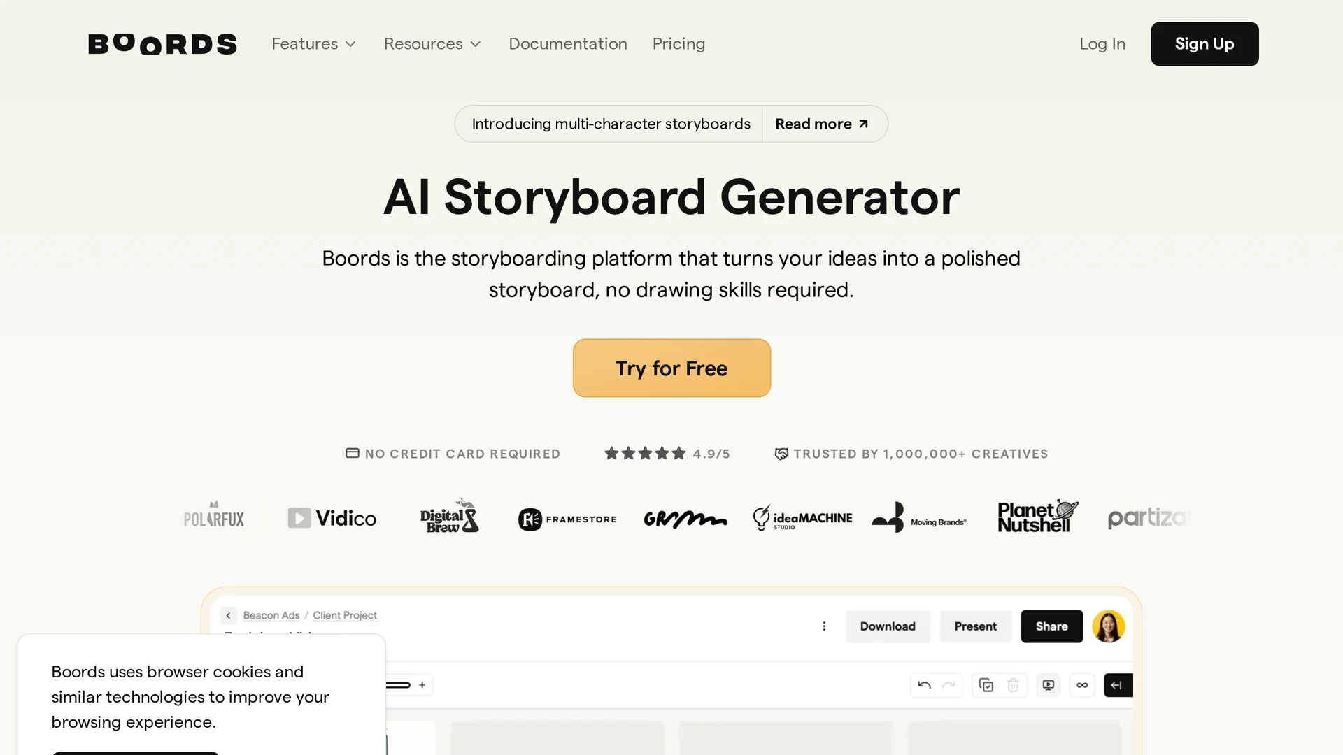 boords homepage