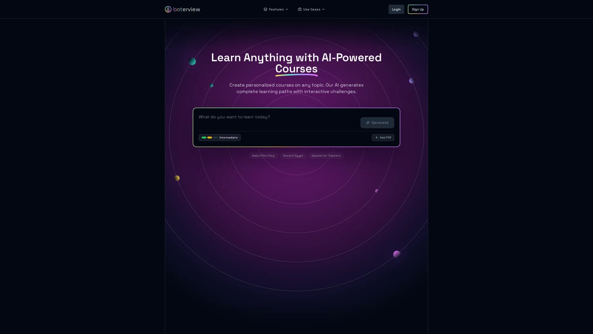 boterview homepage