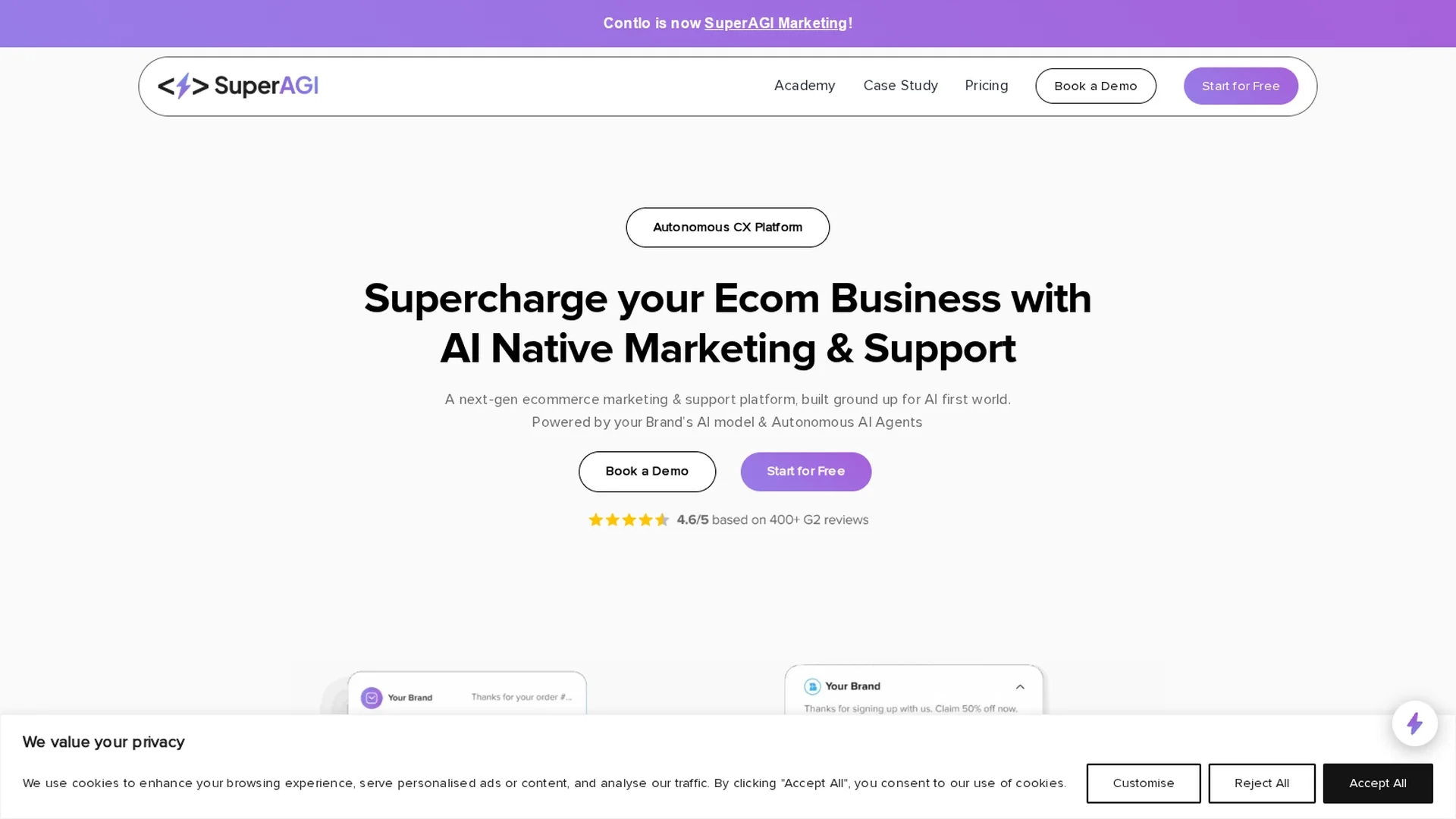 brand-ai-model homepage