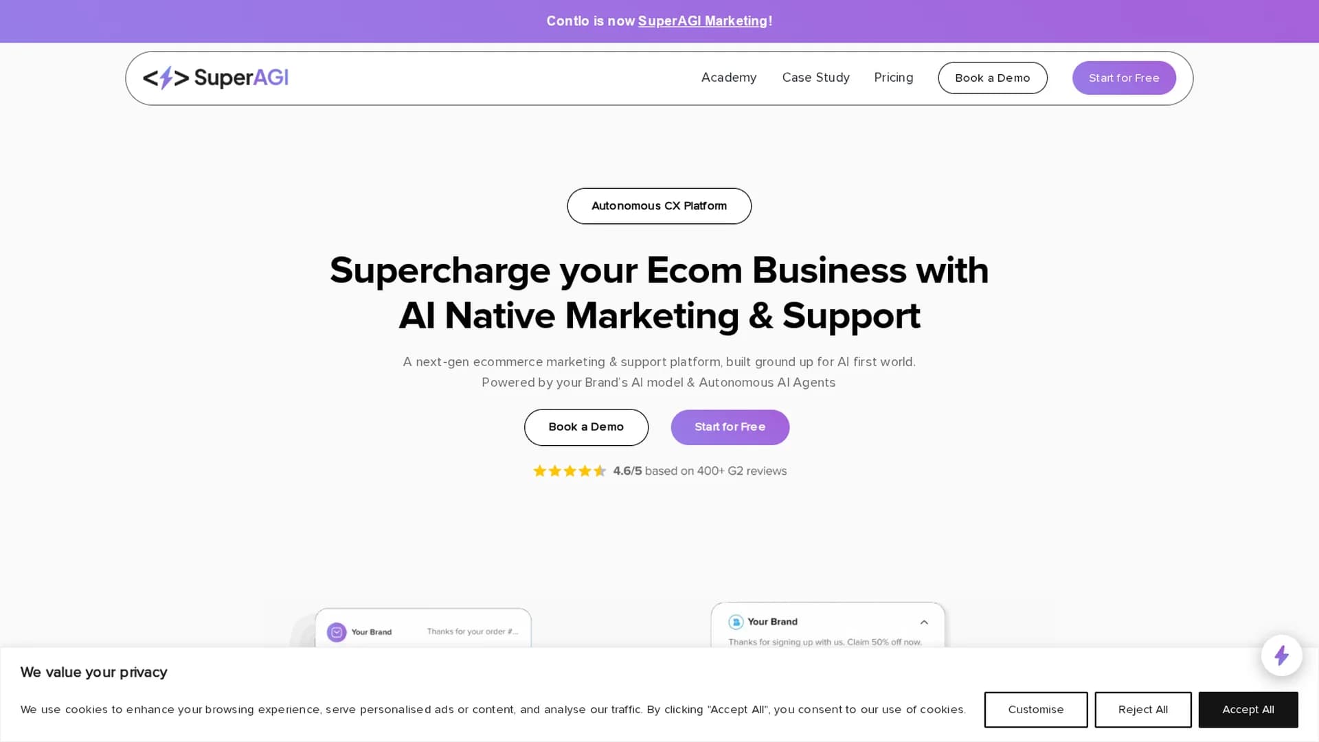 brand-ai-model homepage