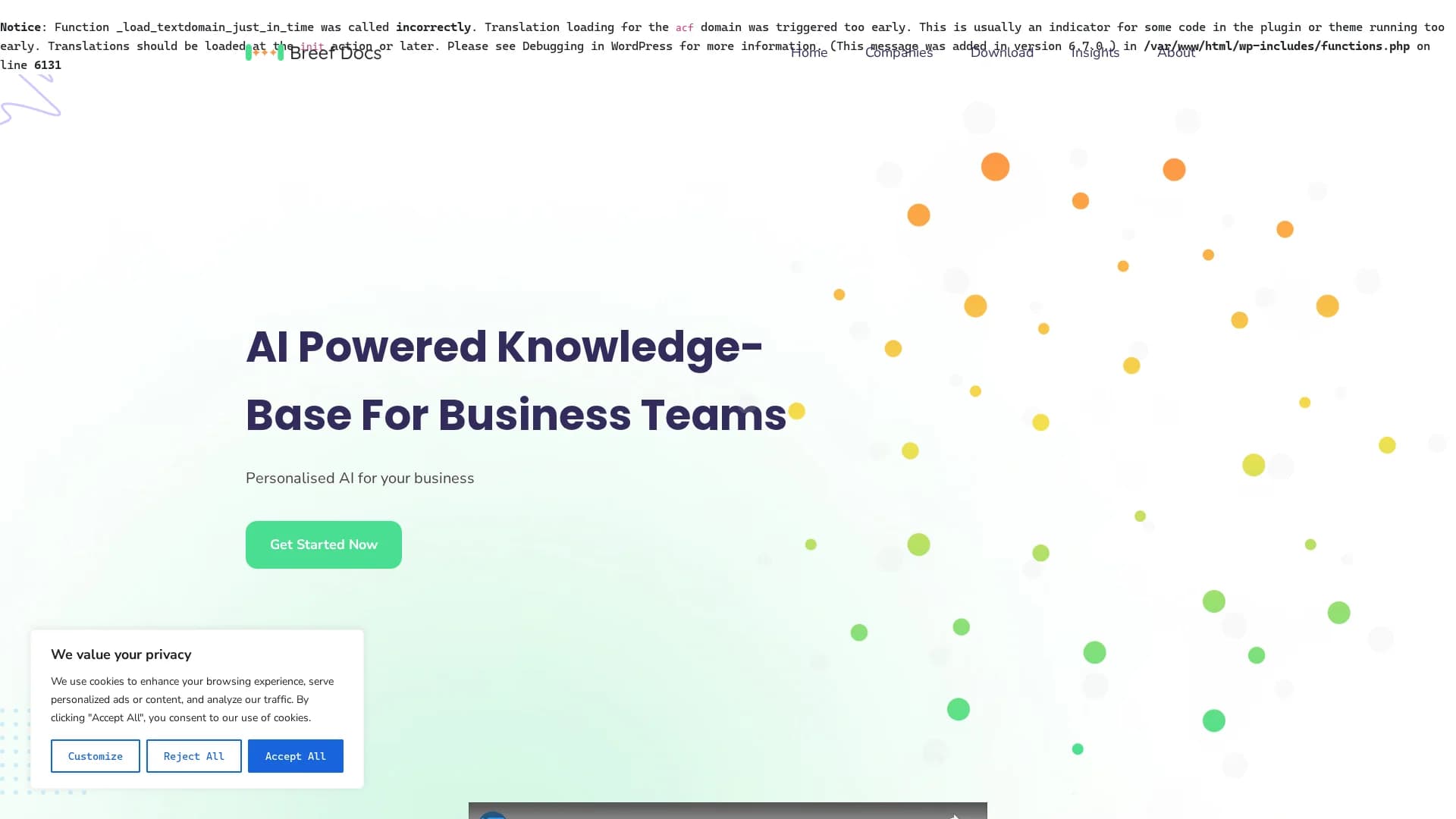 breef-docs homepage