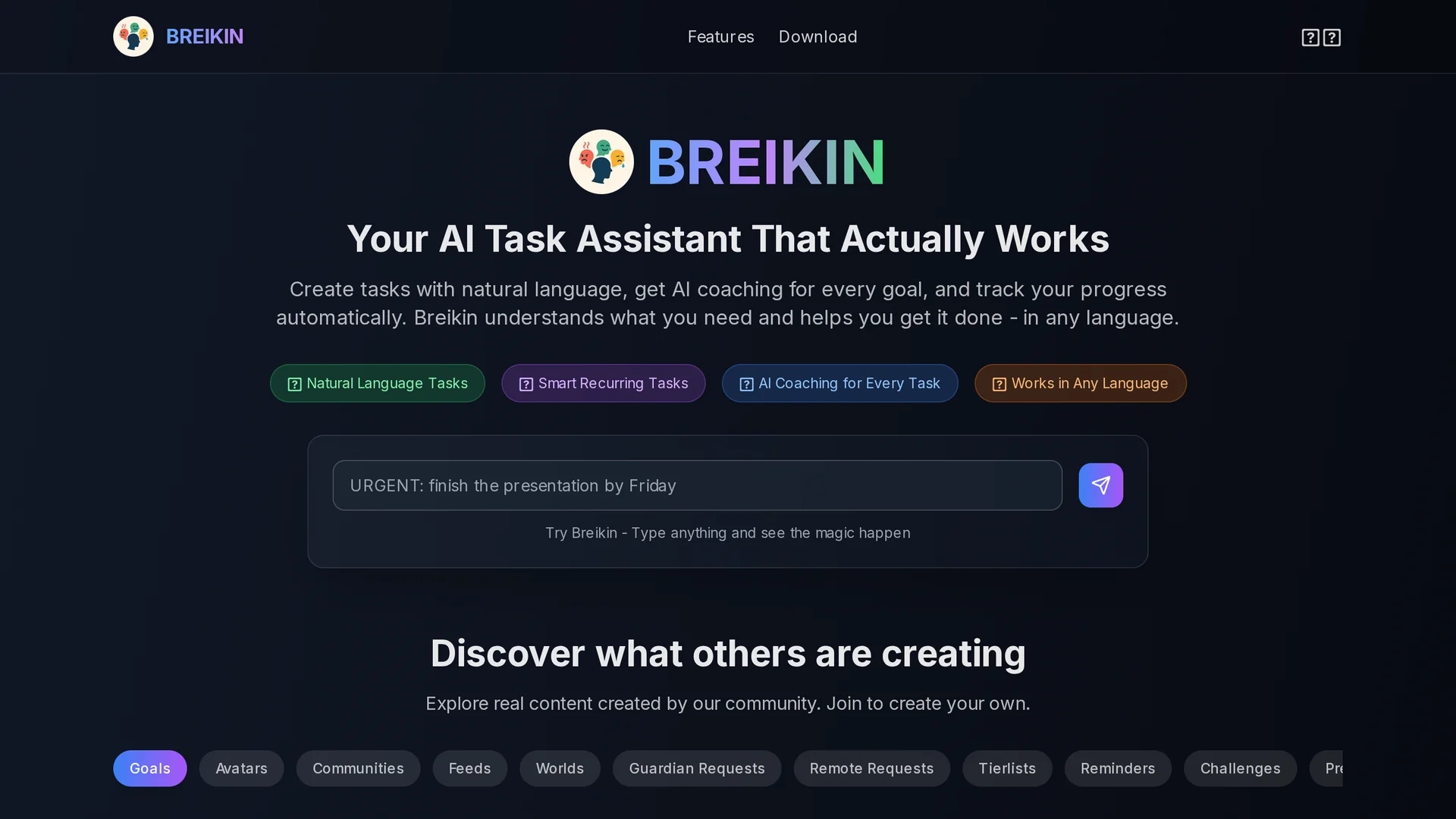 breikin homepage