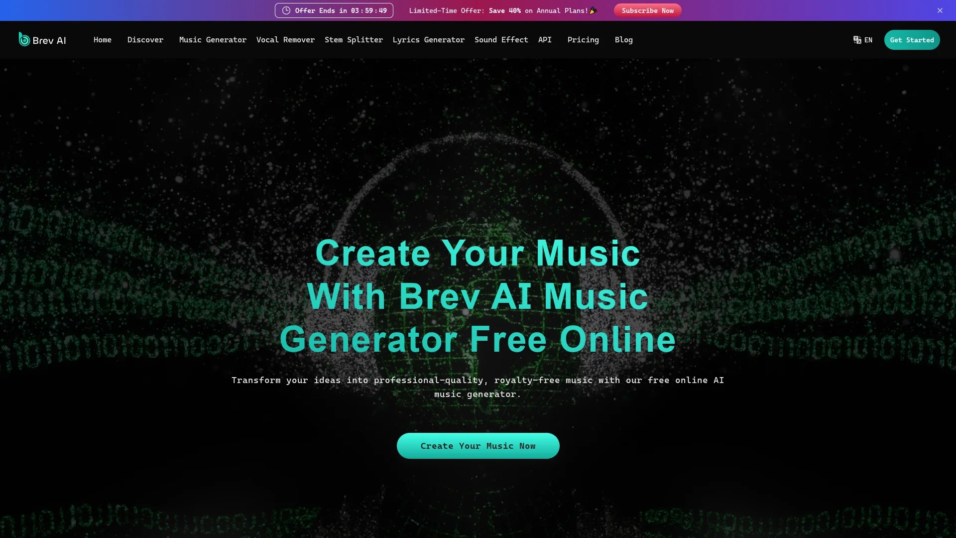 brev-ai homepage