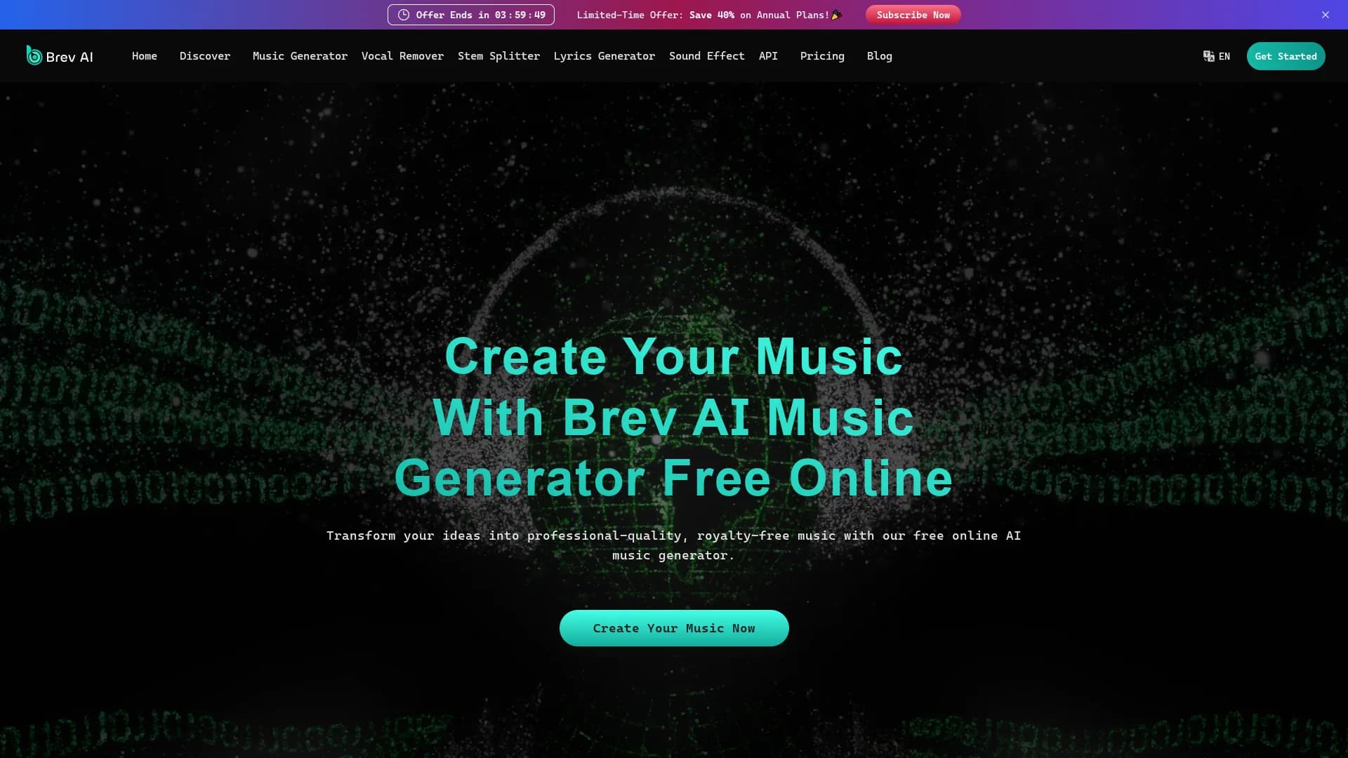 brev-ai homepage