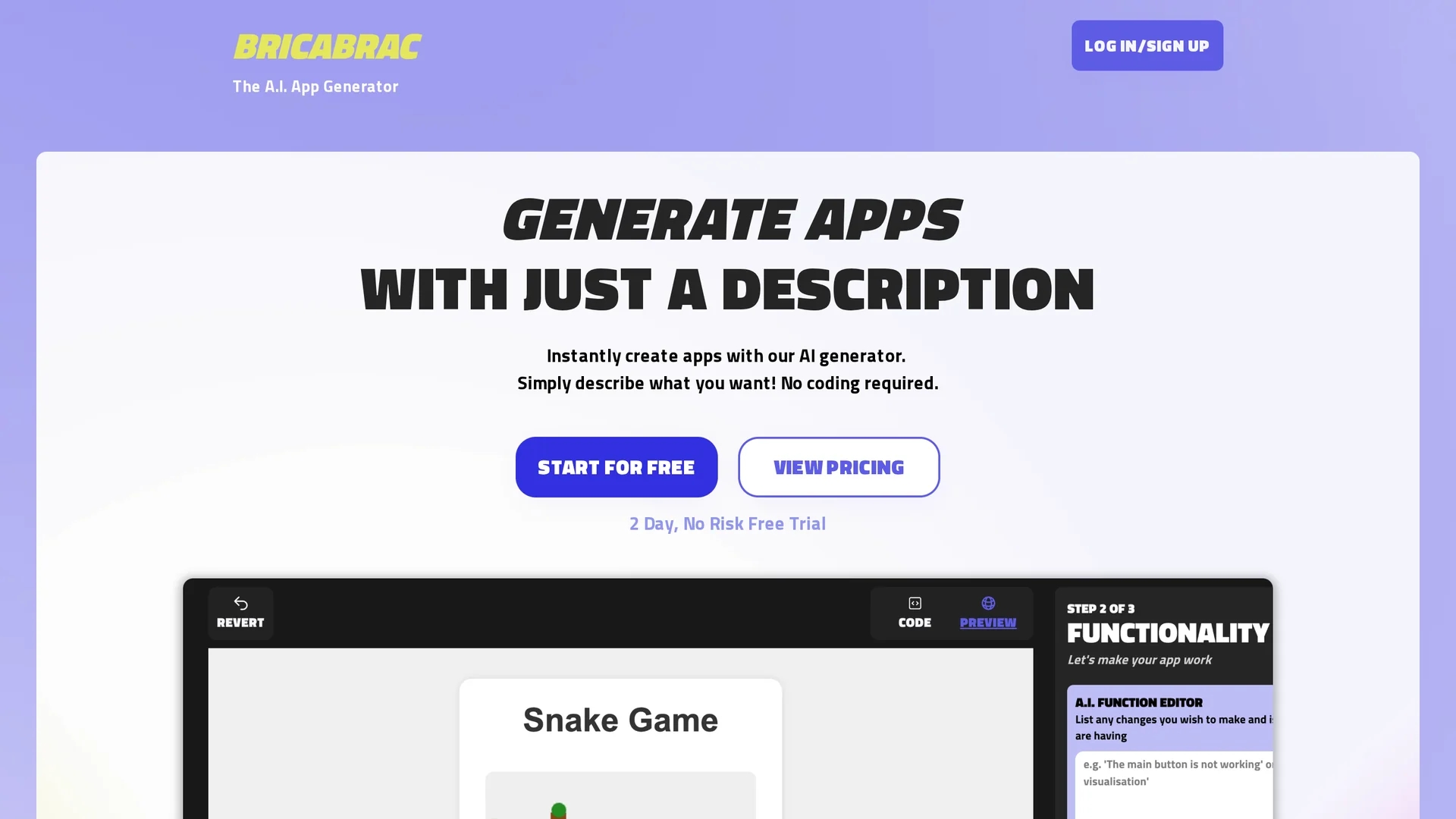 bricabrac-ai homepage