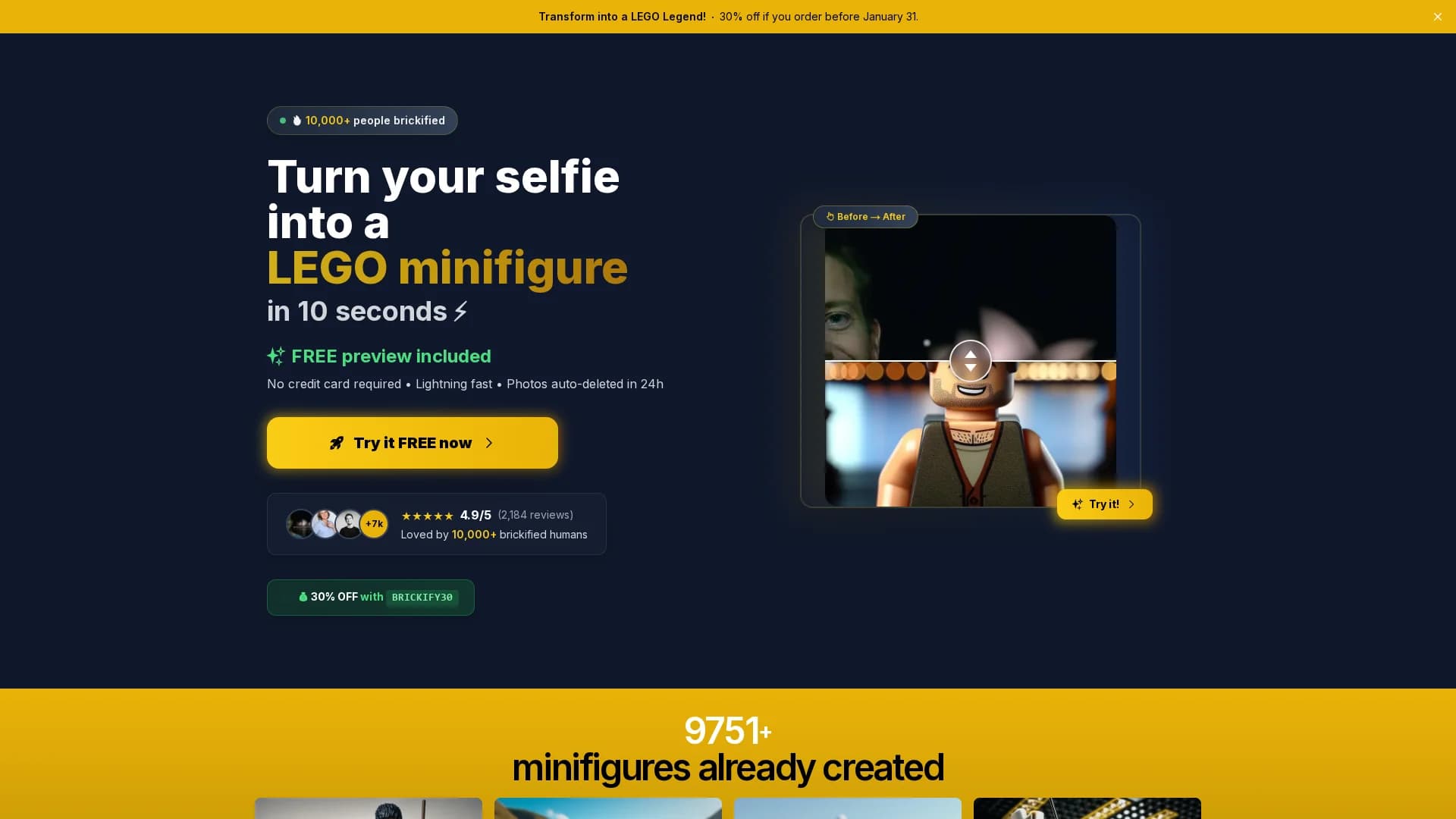 brickifyme homepage