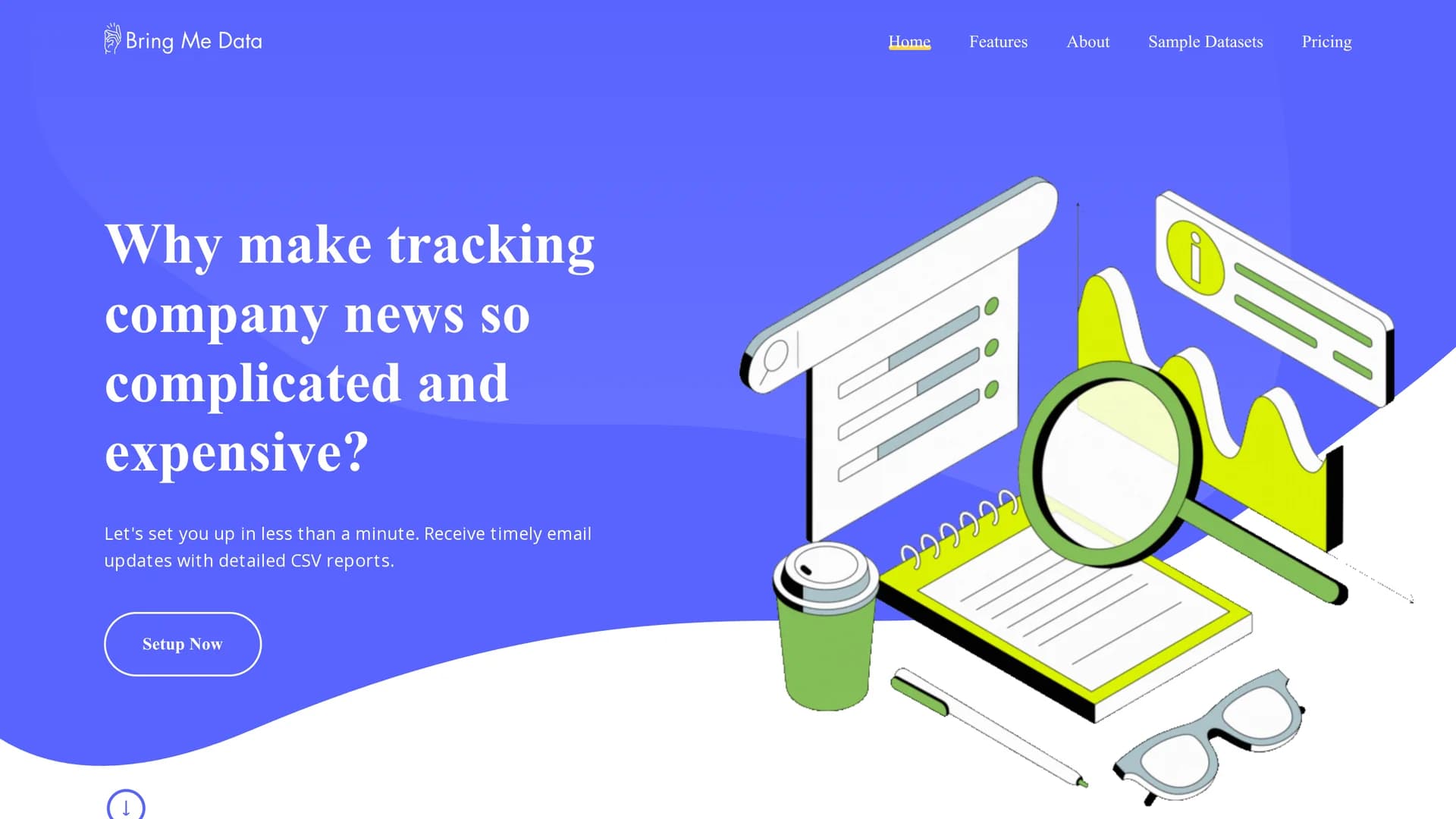 bring-me-data homepage