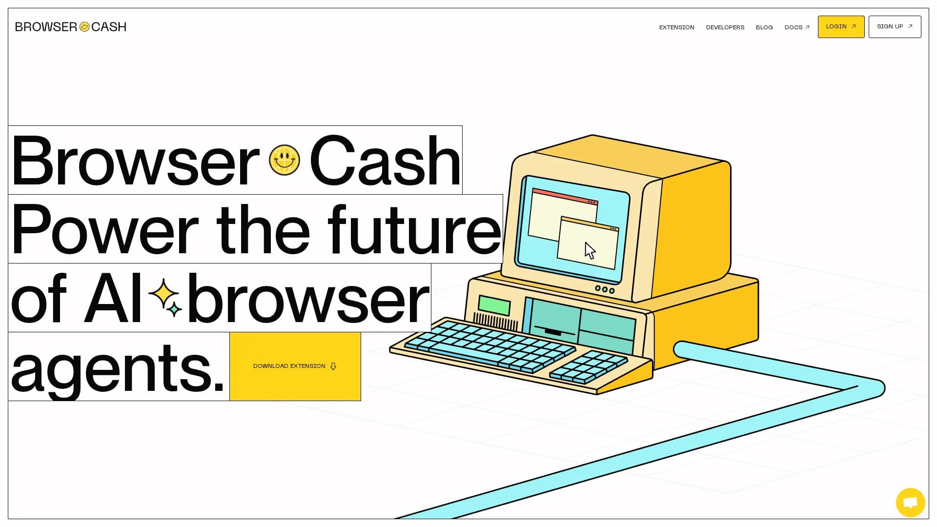 browser-cash homepage