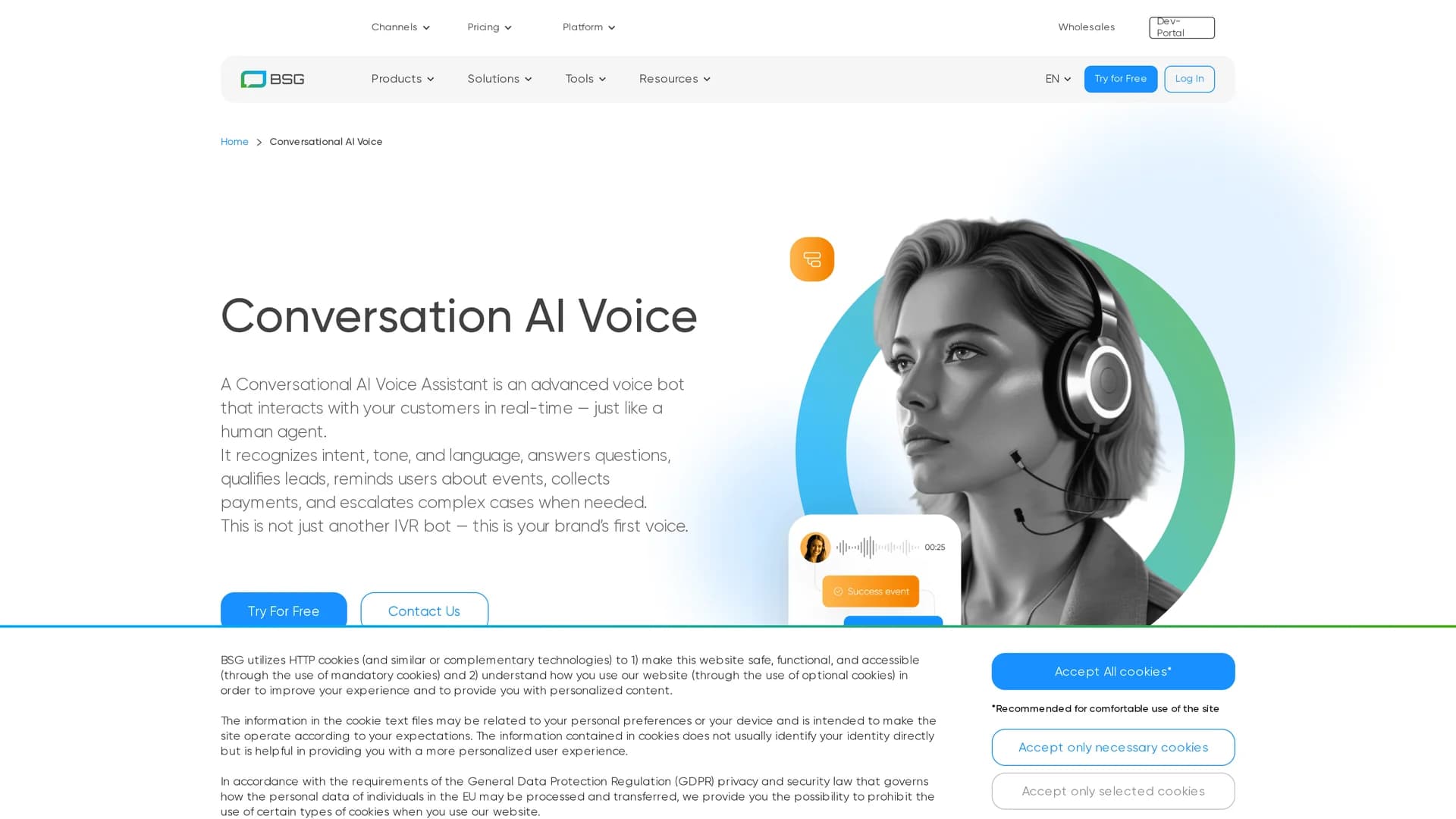 bsg-conversational-bot homepage