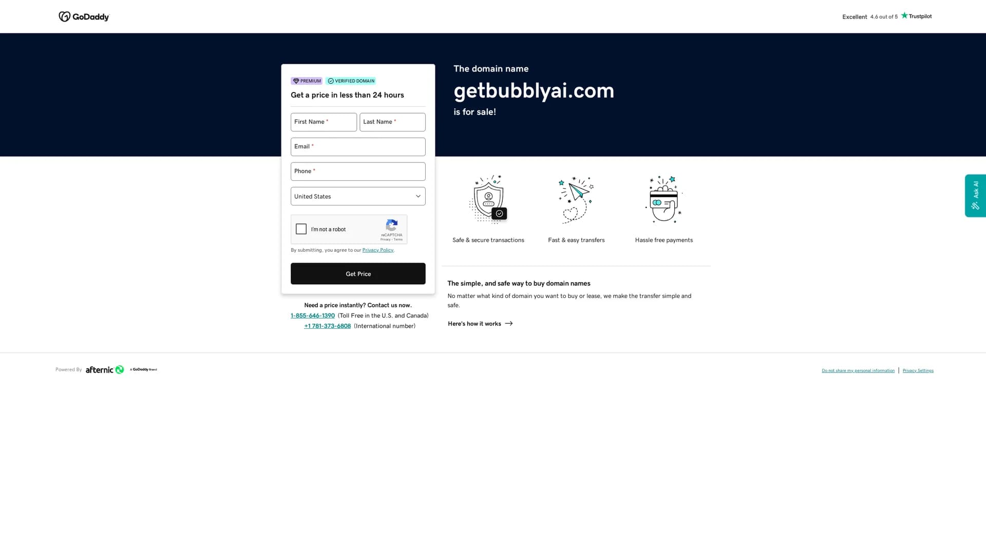 bubbly homepage