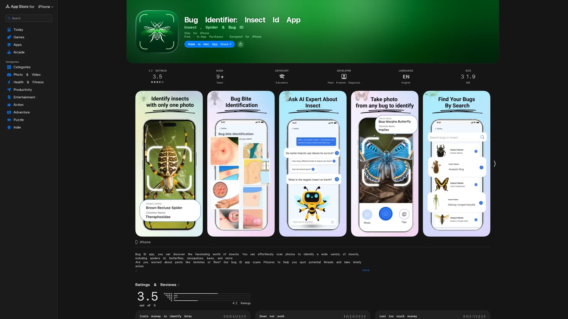 bug-identifier-insect-id homepage