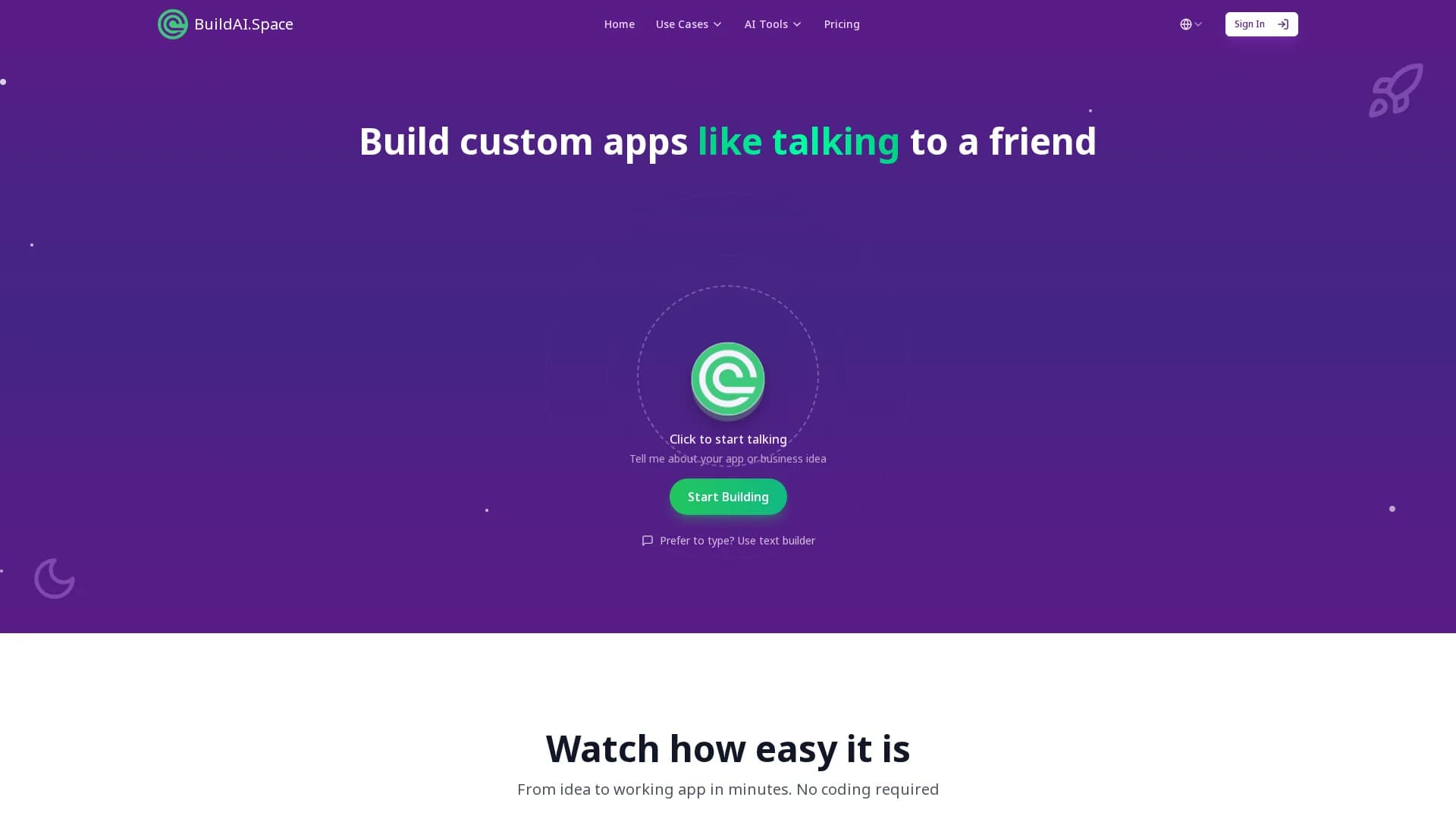 buildai-space homepage