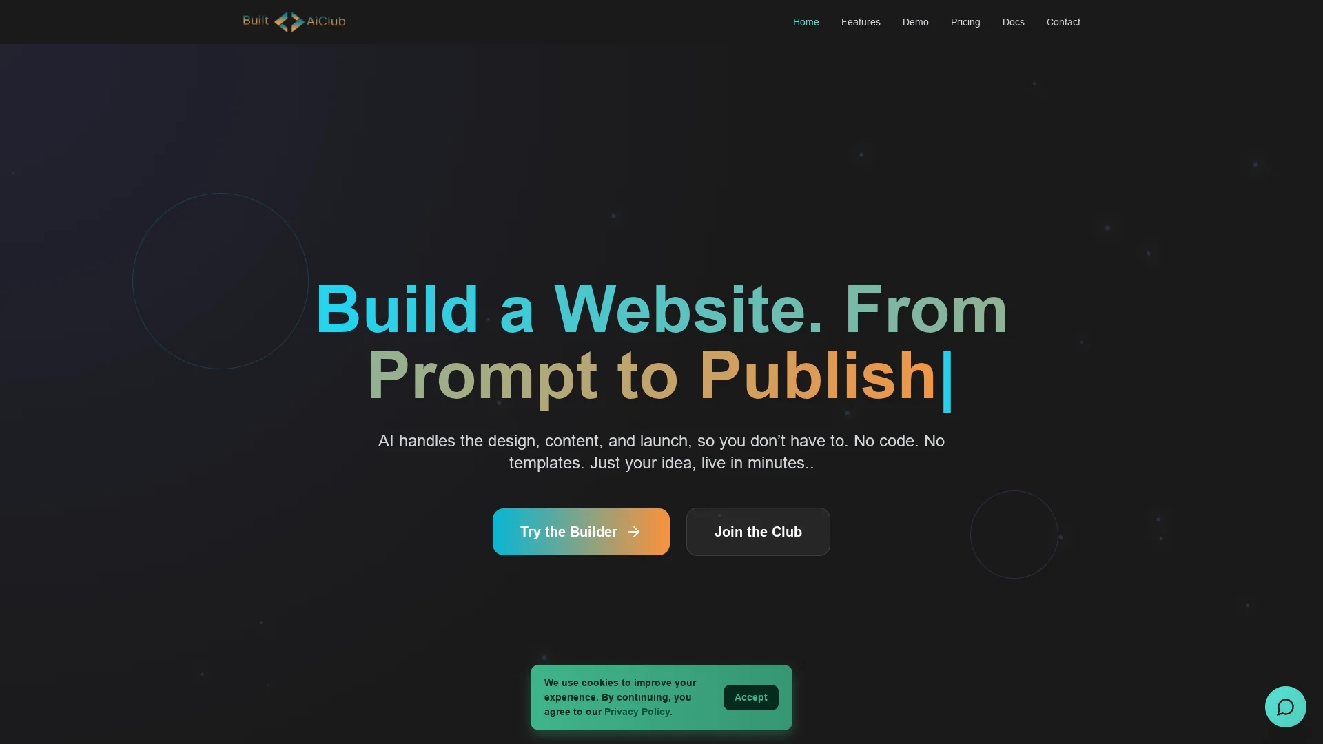 built-with-ai-club homepage