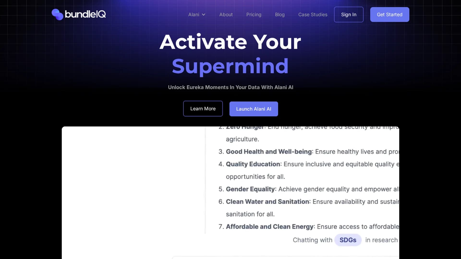 bundleiq homepage