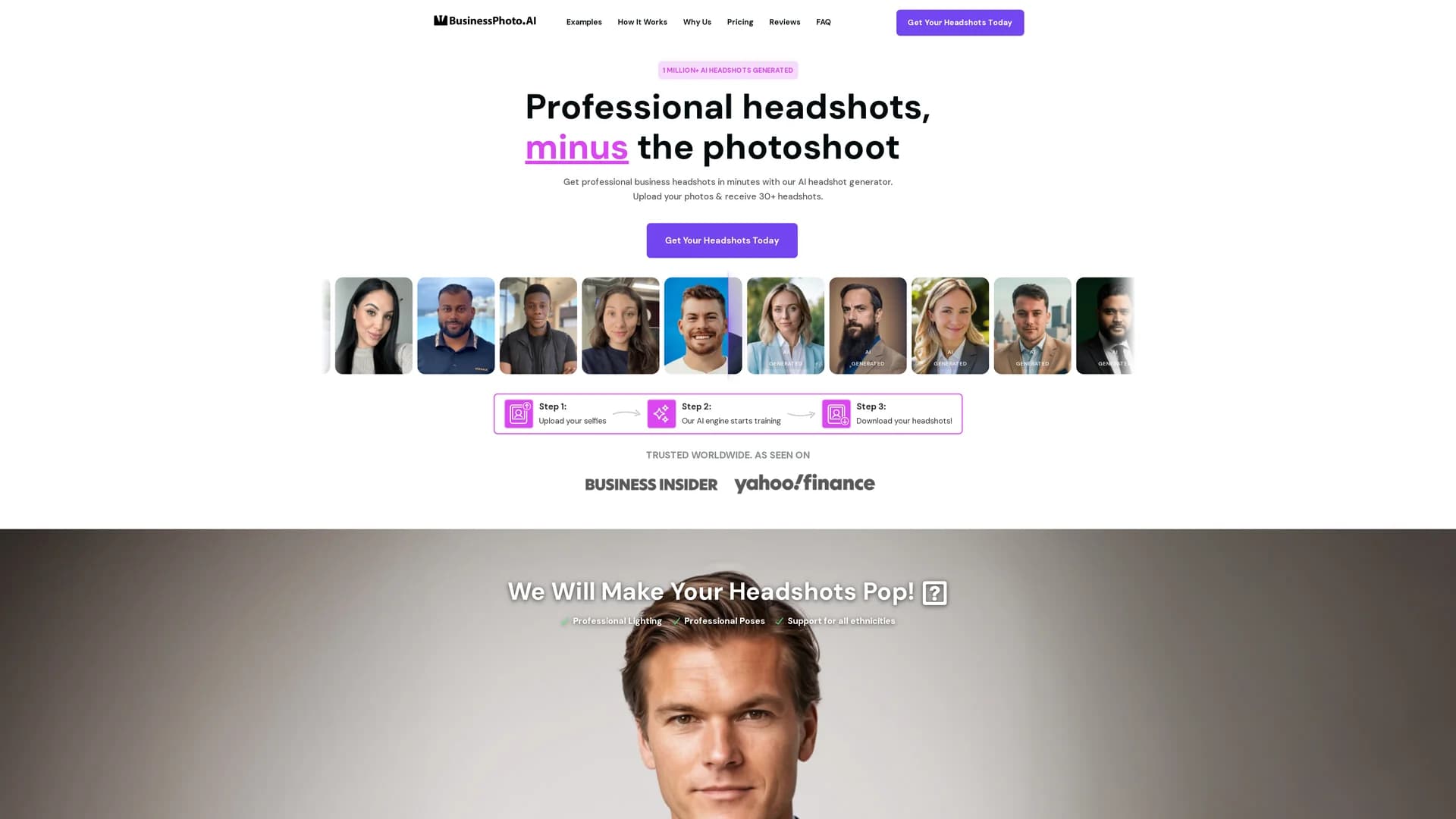 business-photo-ai homepage