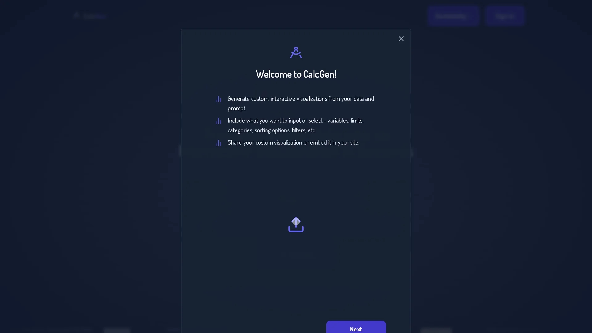 calcgen-ai homepage