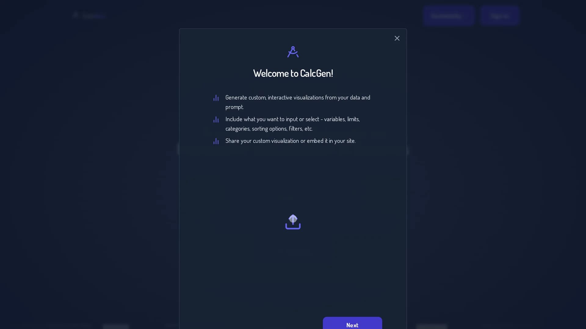 calcgen-ai homepage
