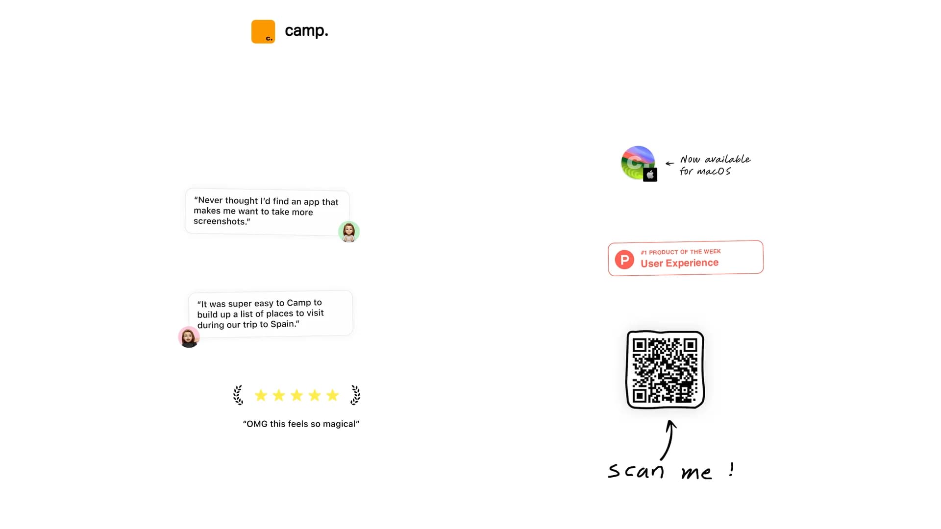 camp homepage