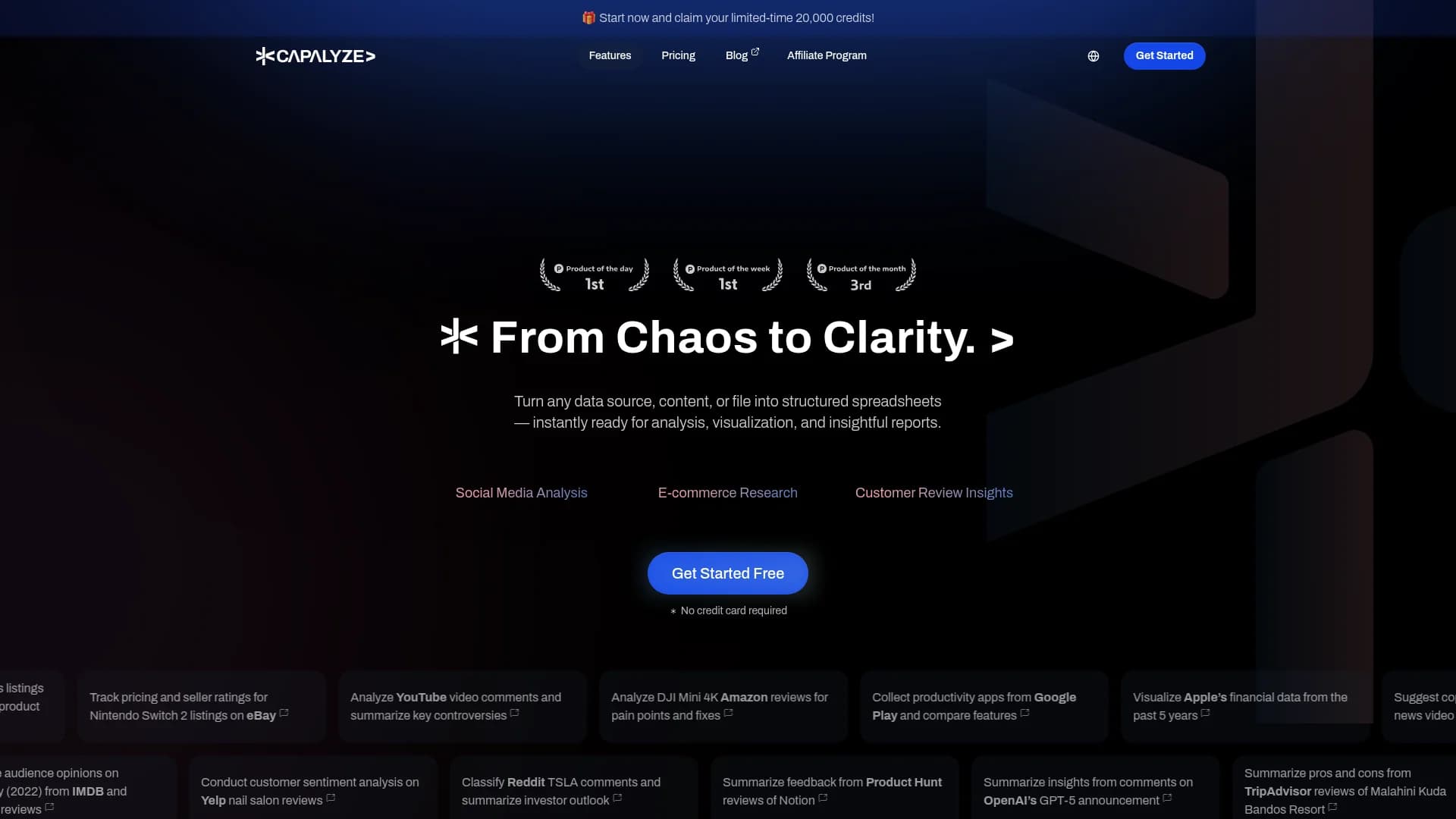 capalyze homepage